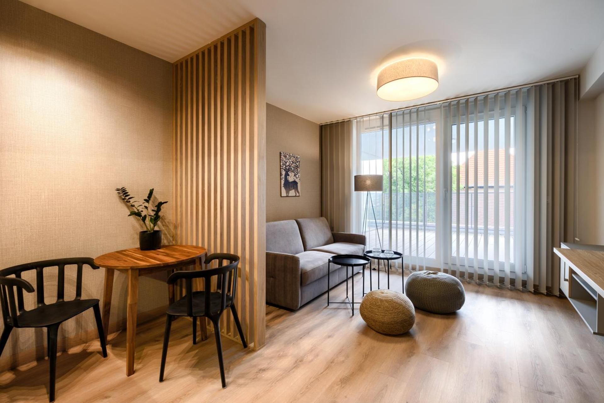 Studio with Balcony