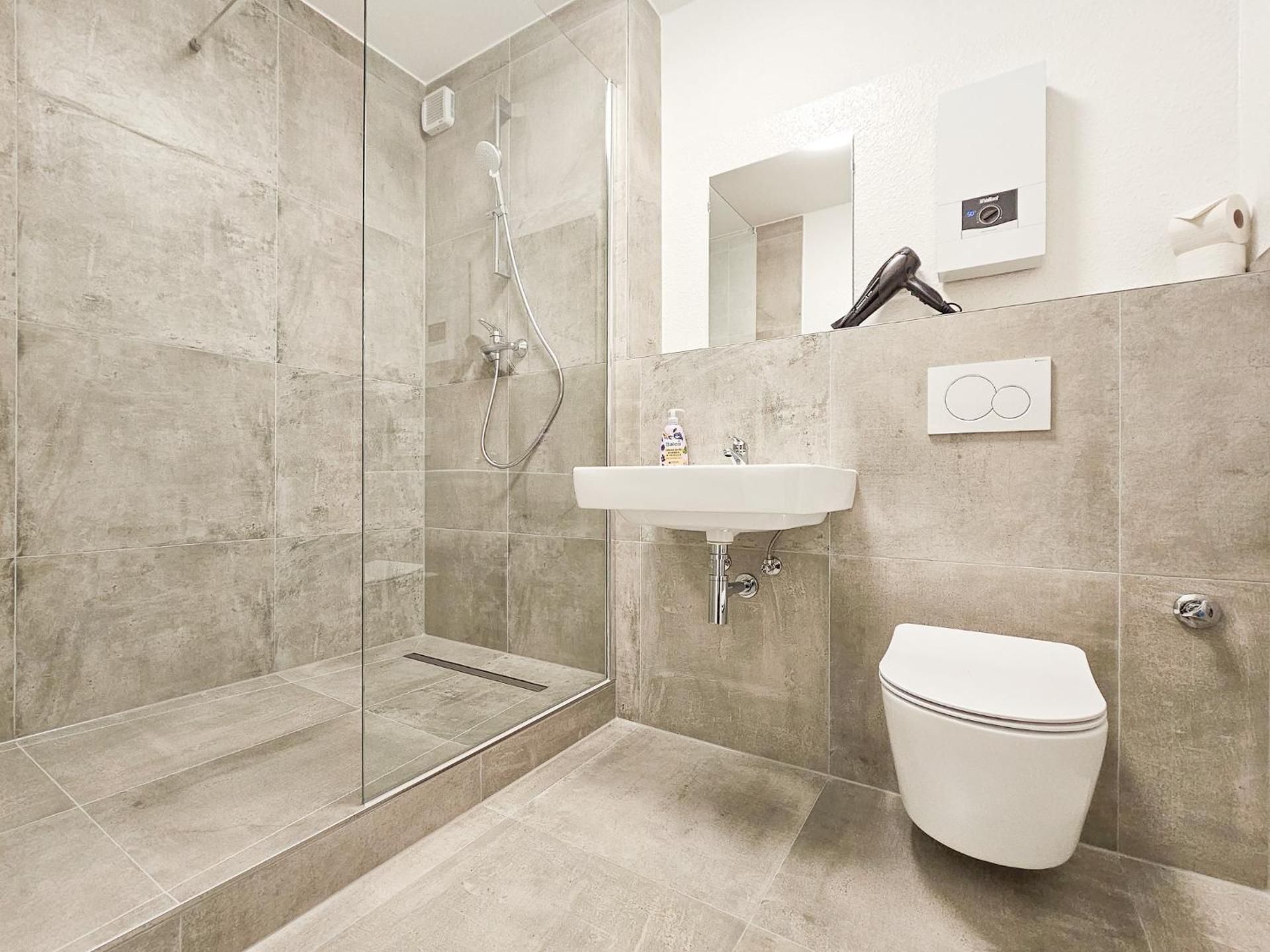 Three-Bedroom Apartment with Balcony