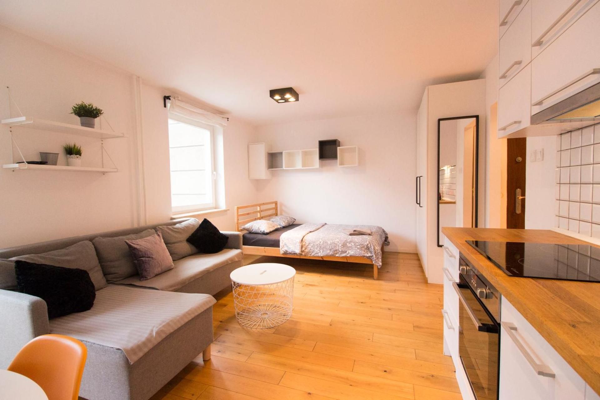 Studio with Balcony