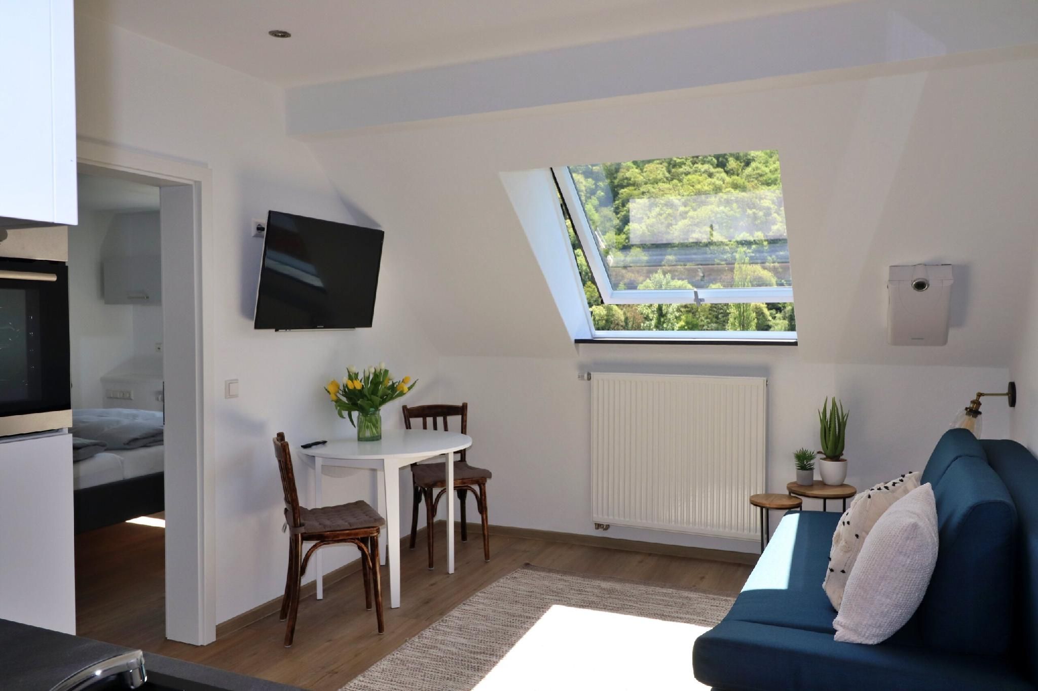 Apartment-Executive-Ensuite-Blick auf den Fluss-Riesling