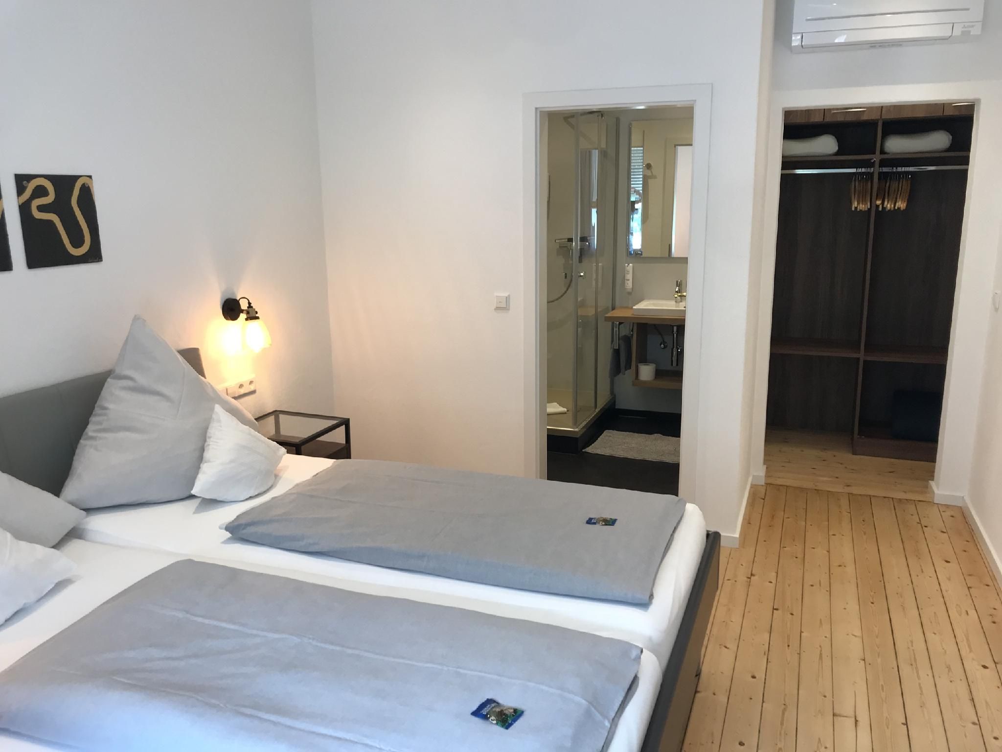 Apartment-Superior-Ensuite-Blick auf den Fluss-Apartment Moselschiefer