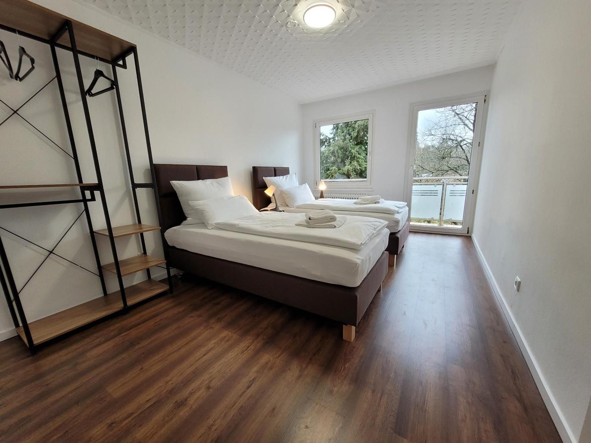 Four-Bedroom Apartment with Balcony