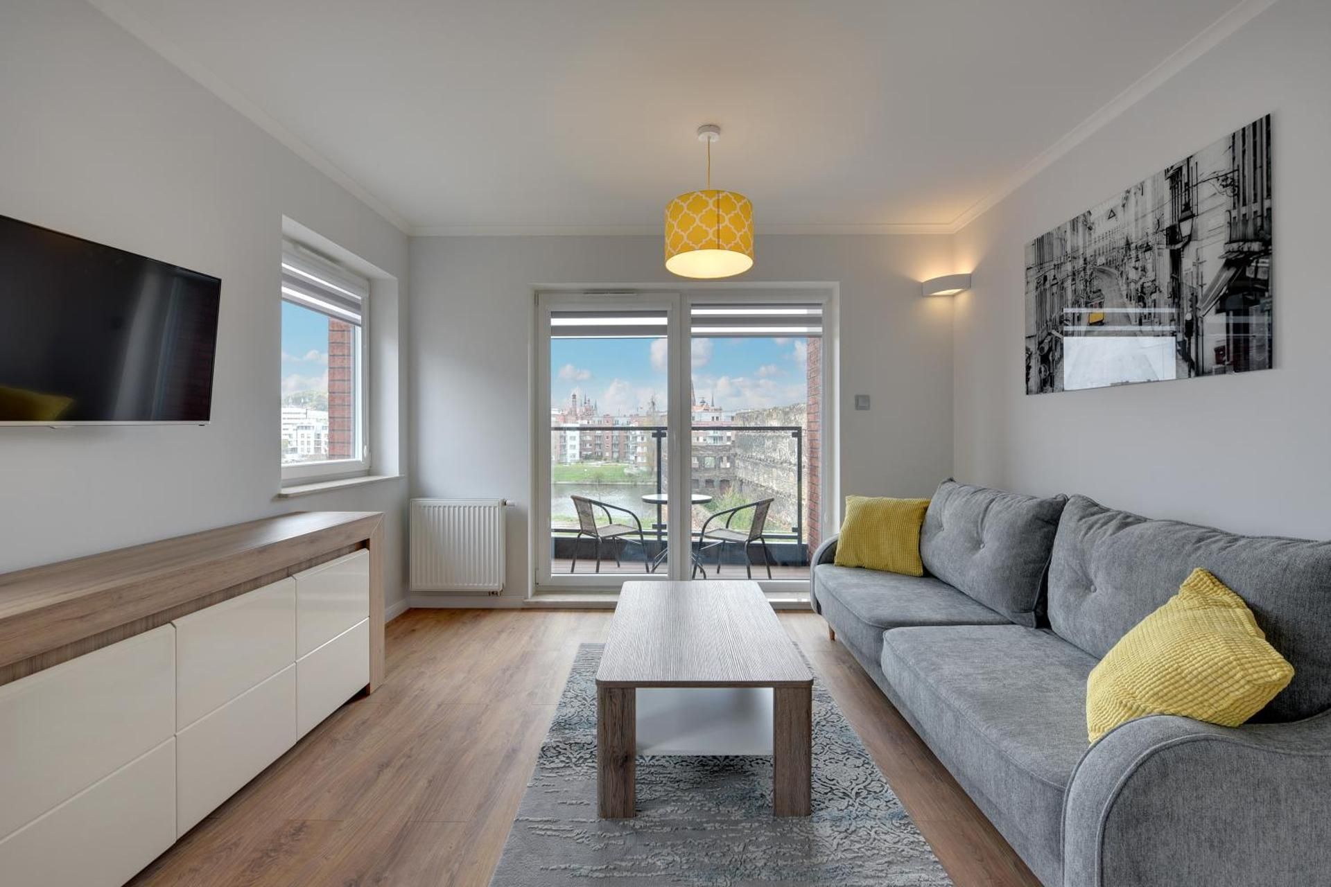 Executive Two-Bedroom Apartment with Balcony and Parking