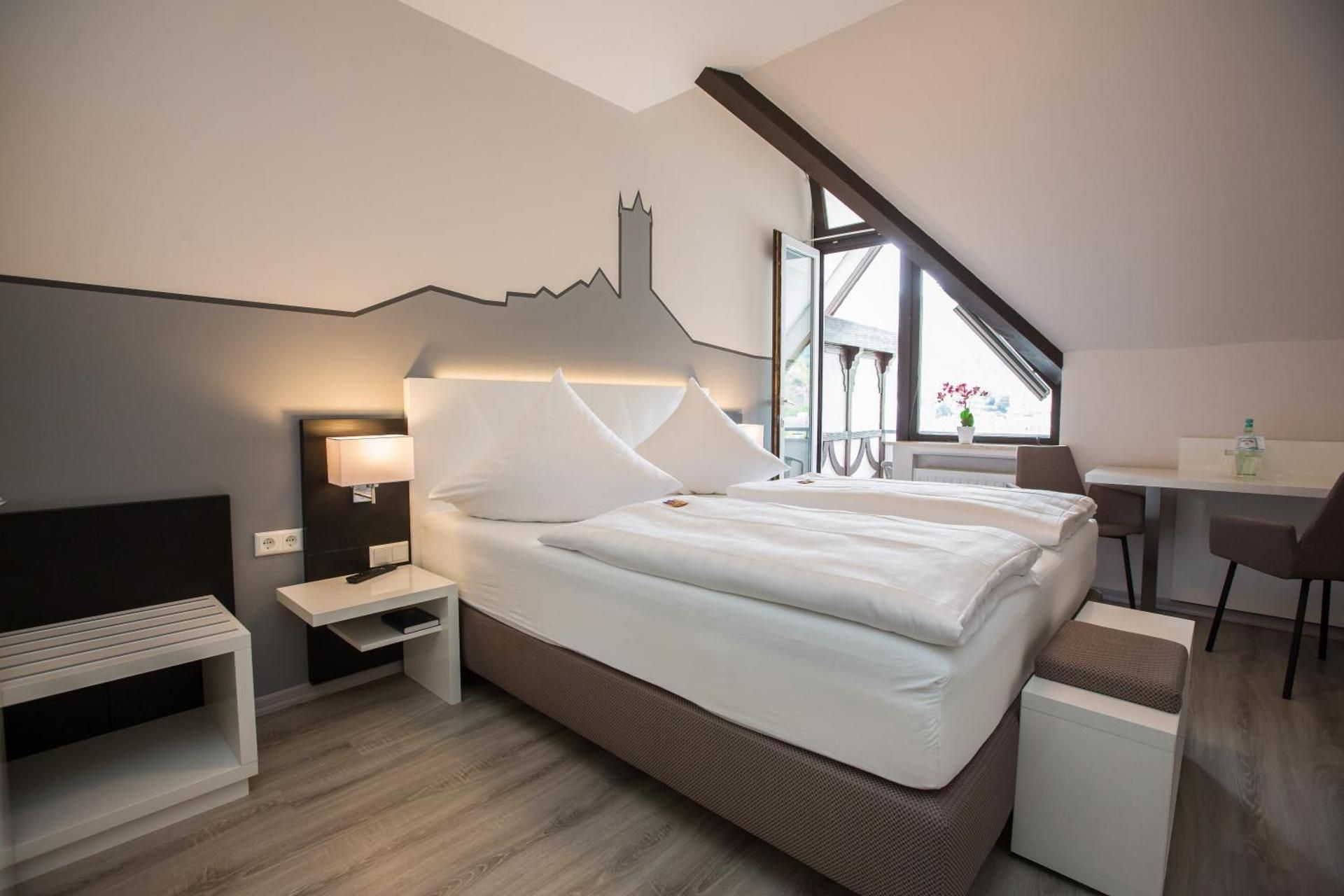 Double Room with River View and Balcony