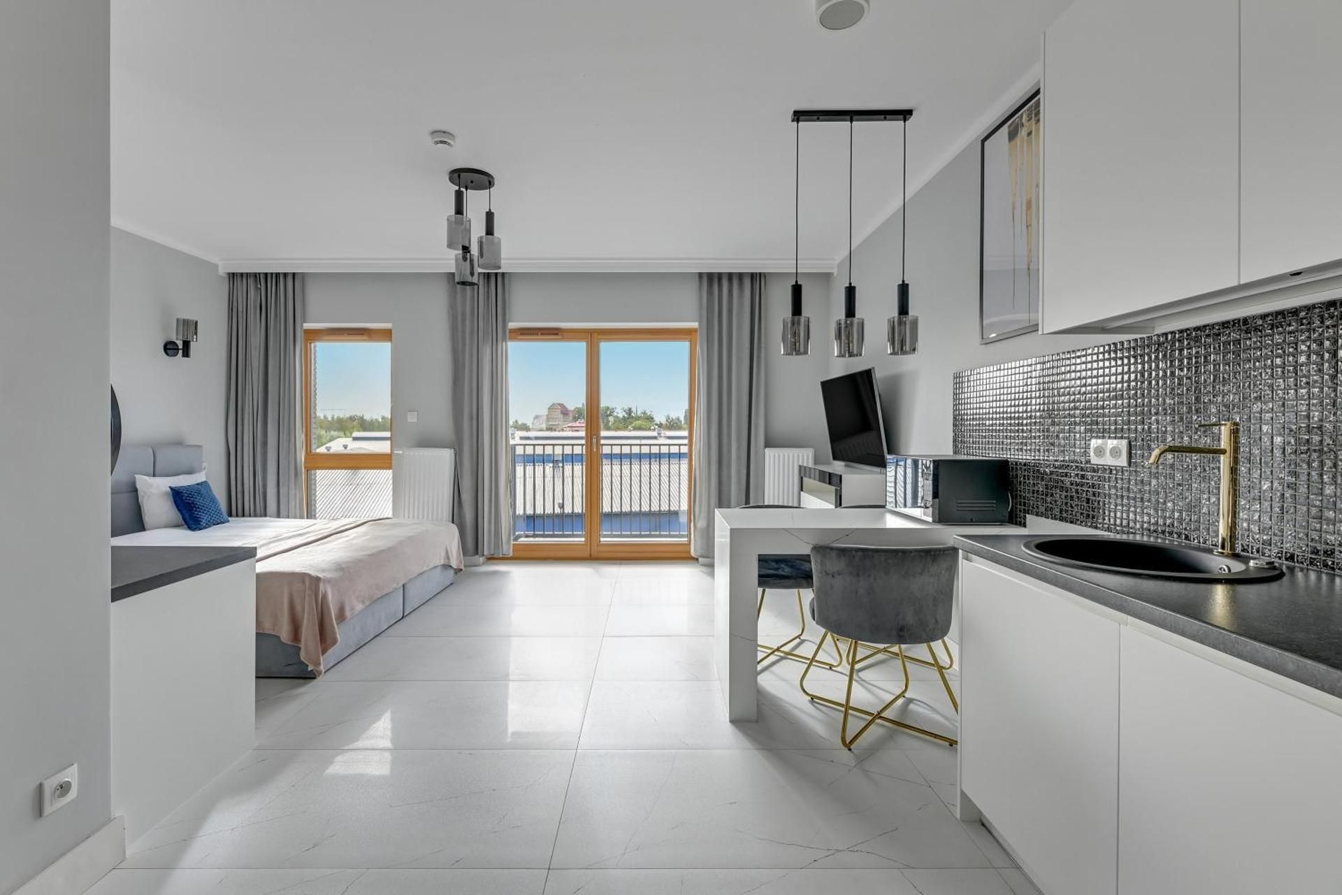 Studio with Balcony