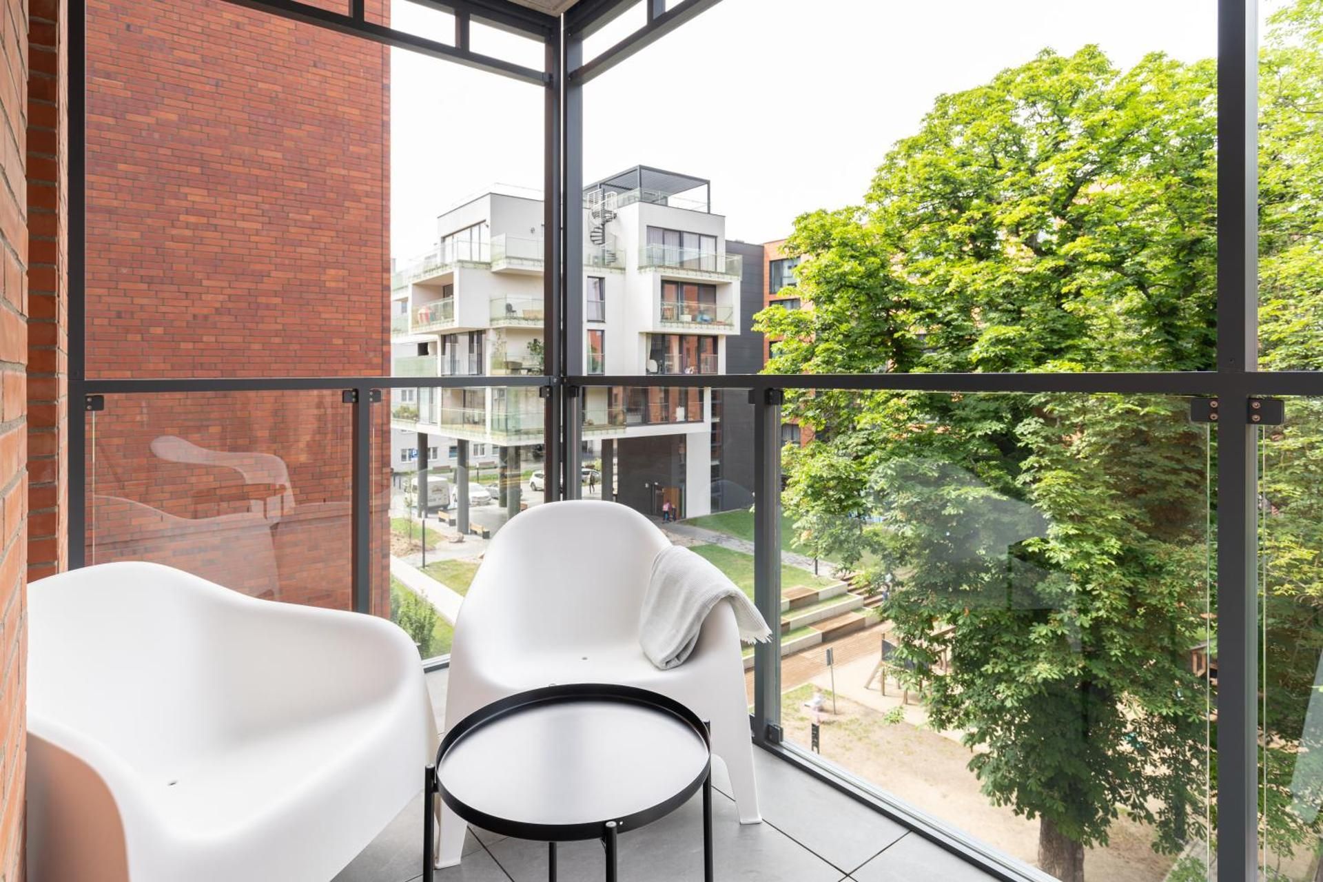 Studio with Balcony