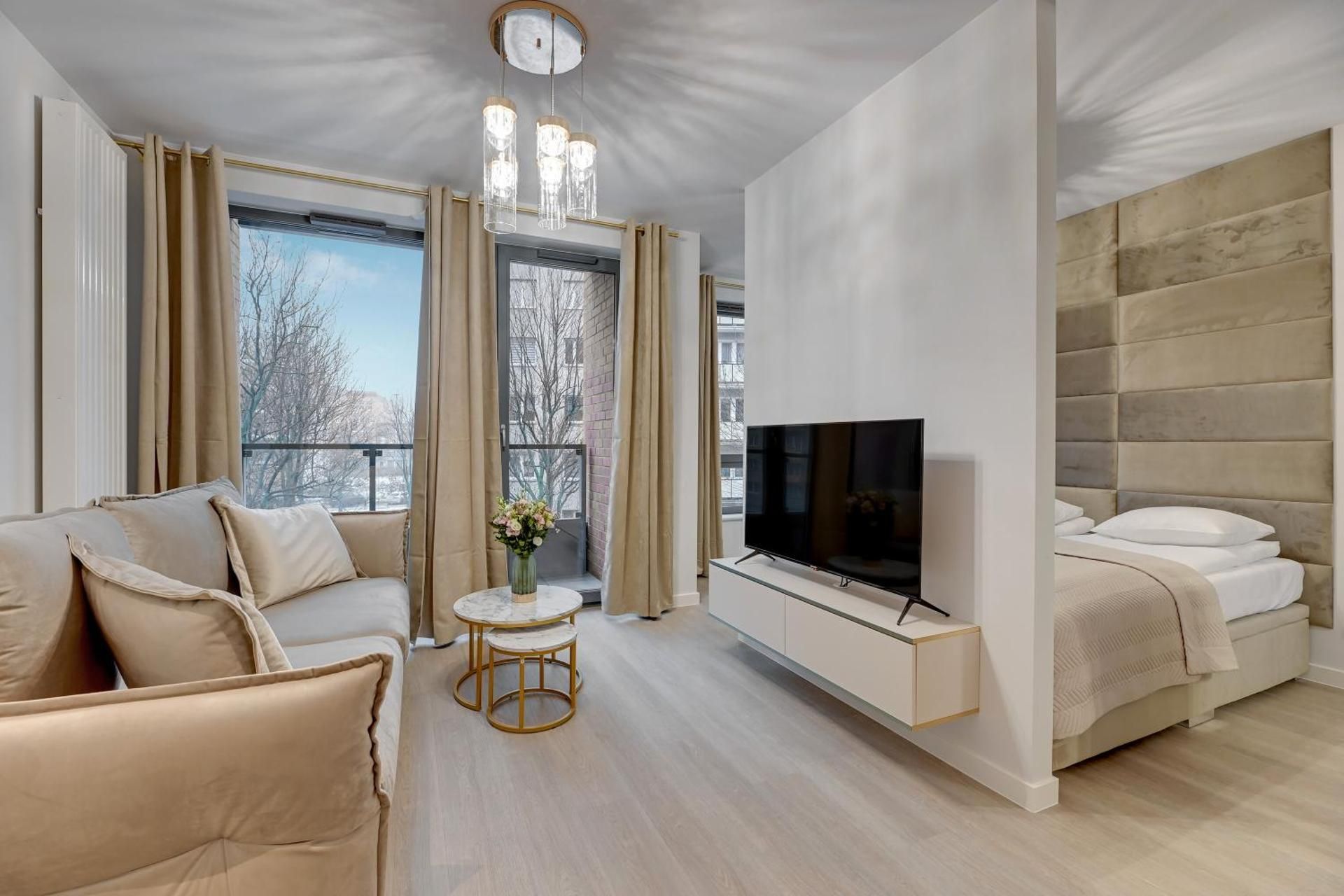 Studio with Balcony