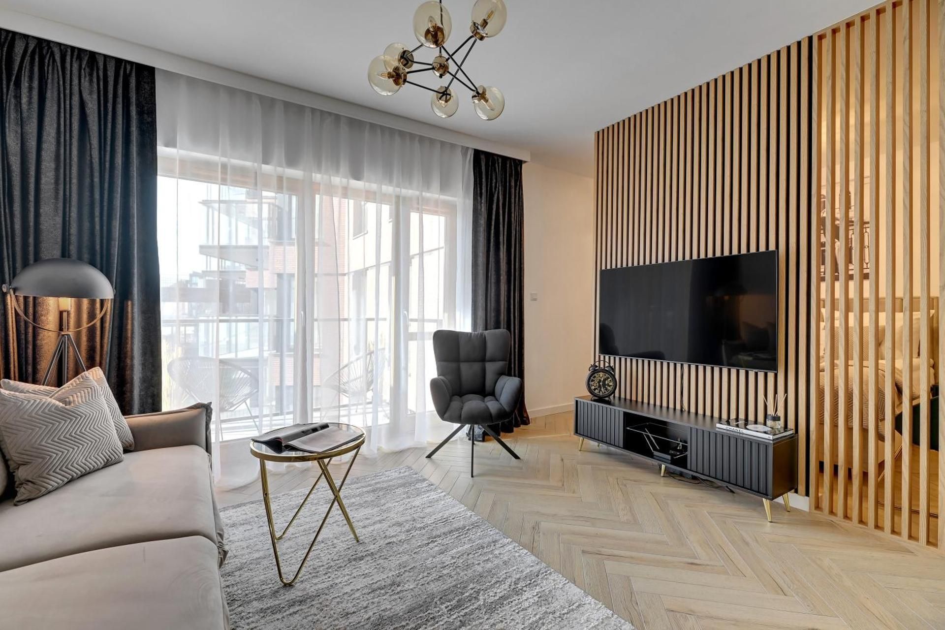 Nadmotlawie Estate Gym, Sauna & Parking by Downtown Apartments Deluxe Suite 2