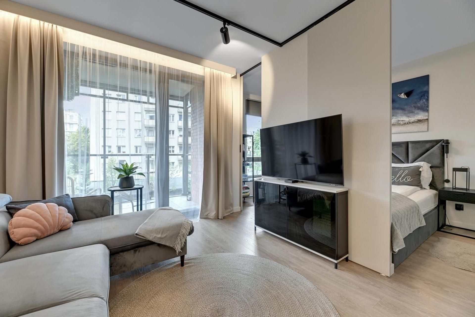 Studio with Balcony