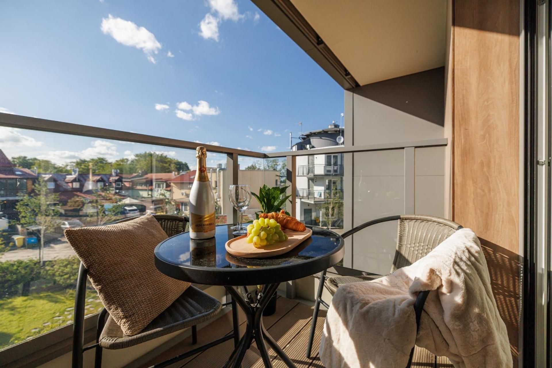 Studio with Balcony