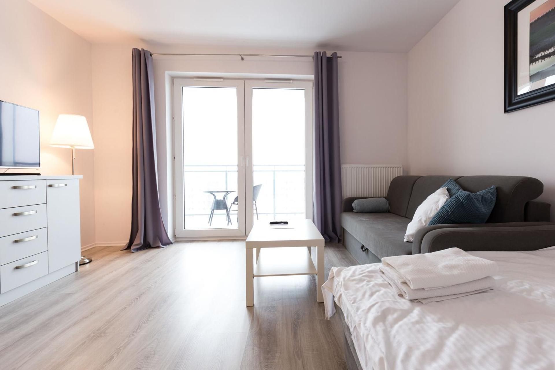 Studio Apartment with Balcony