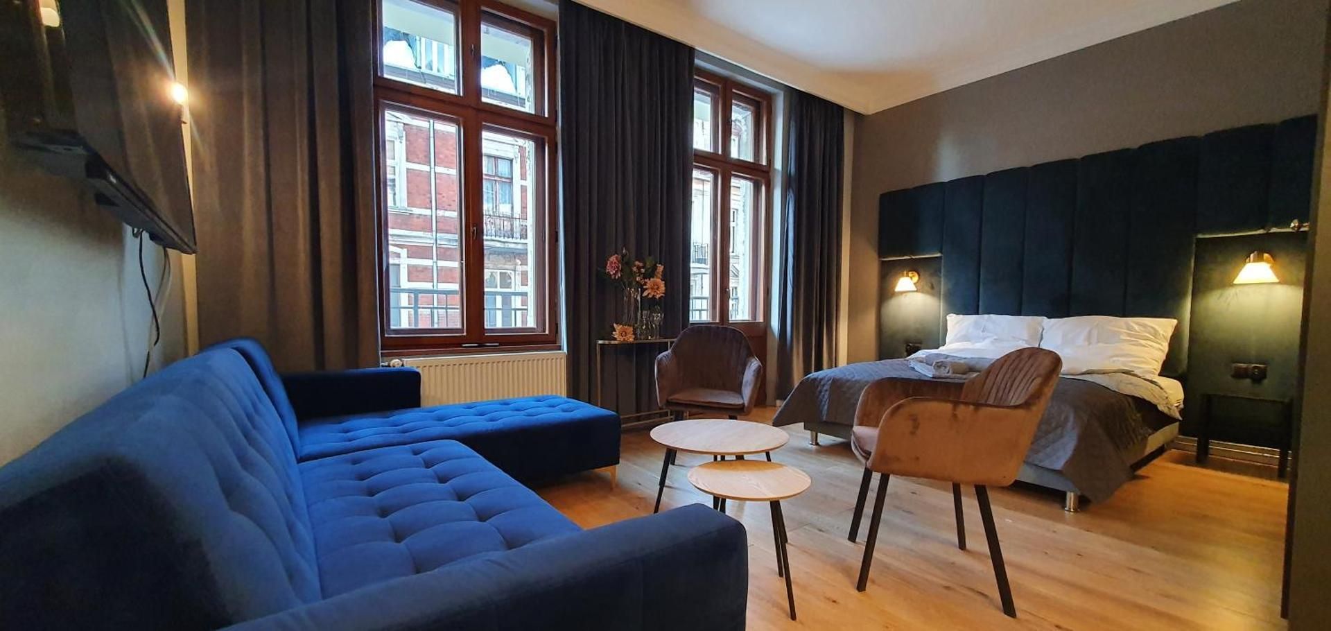Studio with Balcony