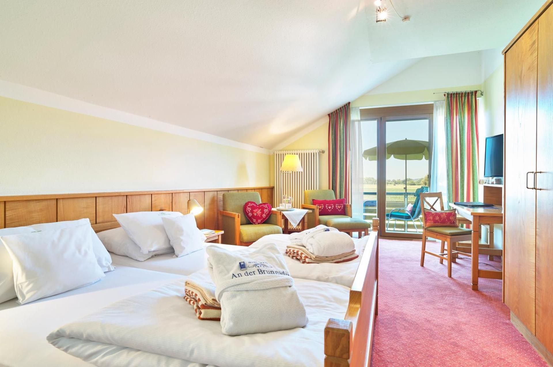 Double Room with West-Facing Balcony