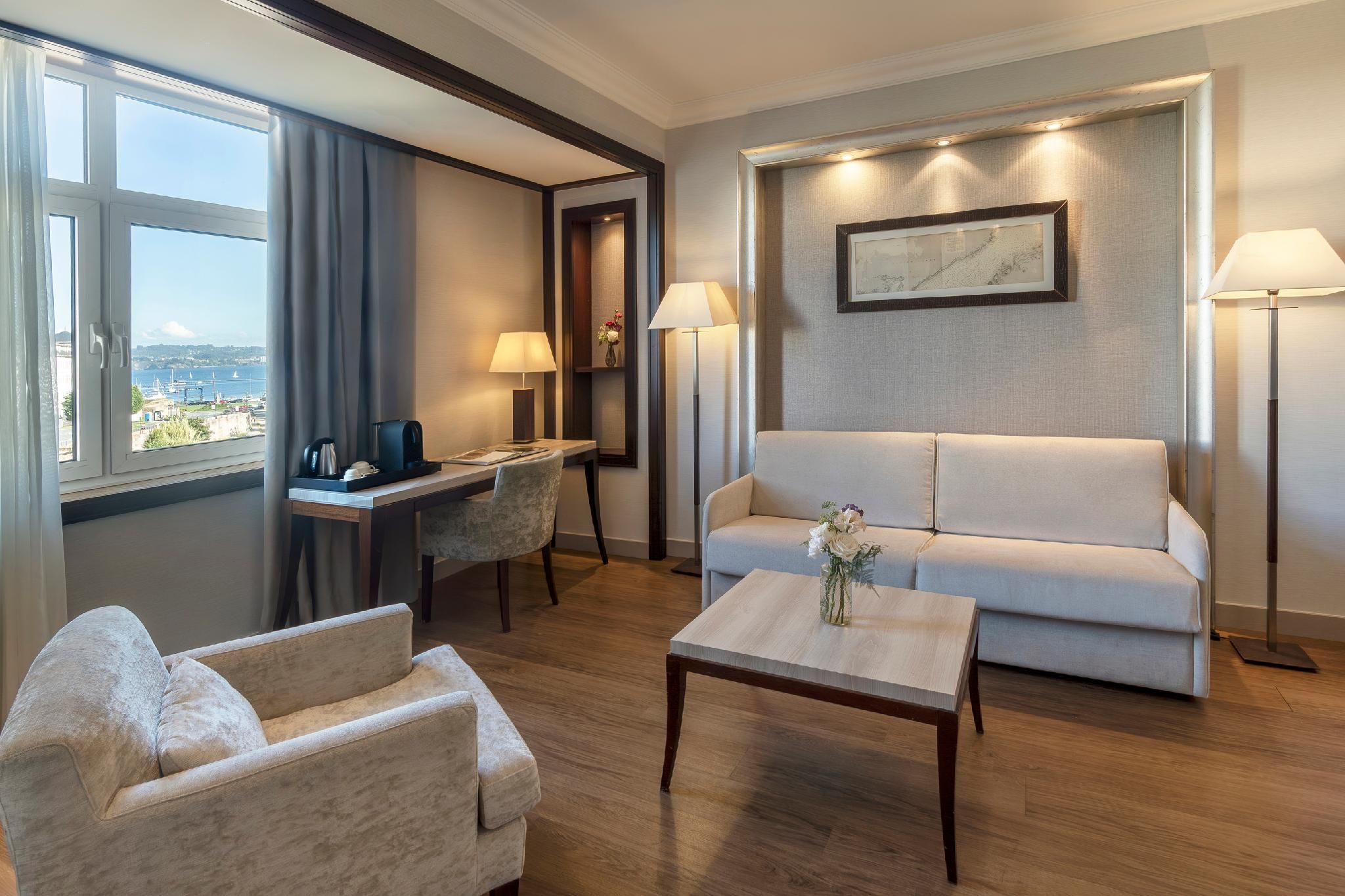 NH Collection A Coruna Finisterre Junior Suite Sea View 3