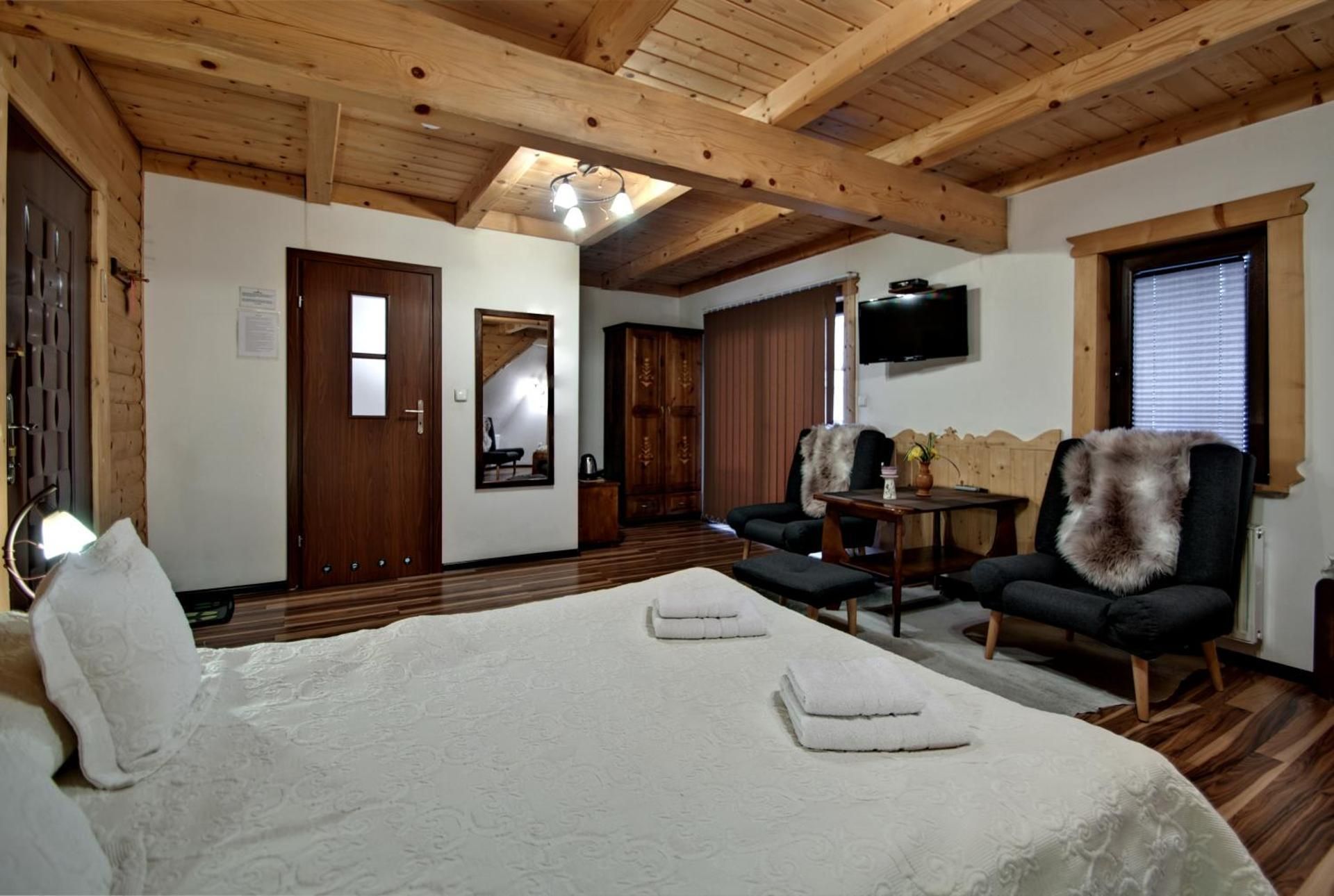 Family Room with Two Balconies