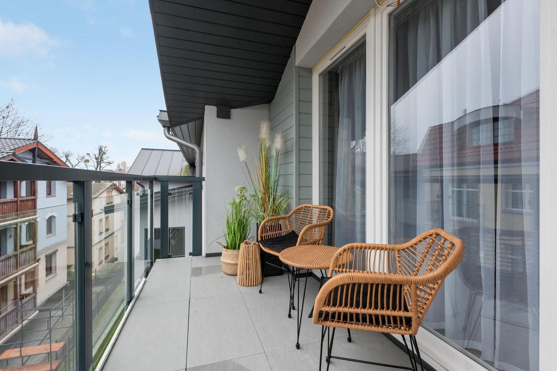 Studio with Balcony