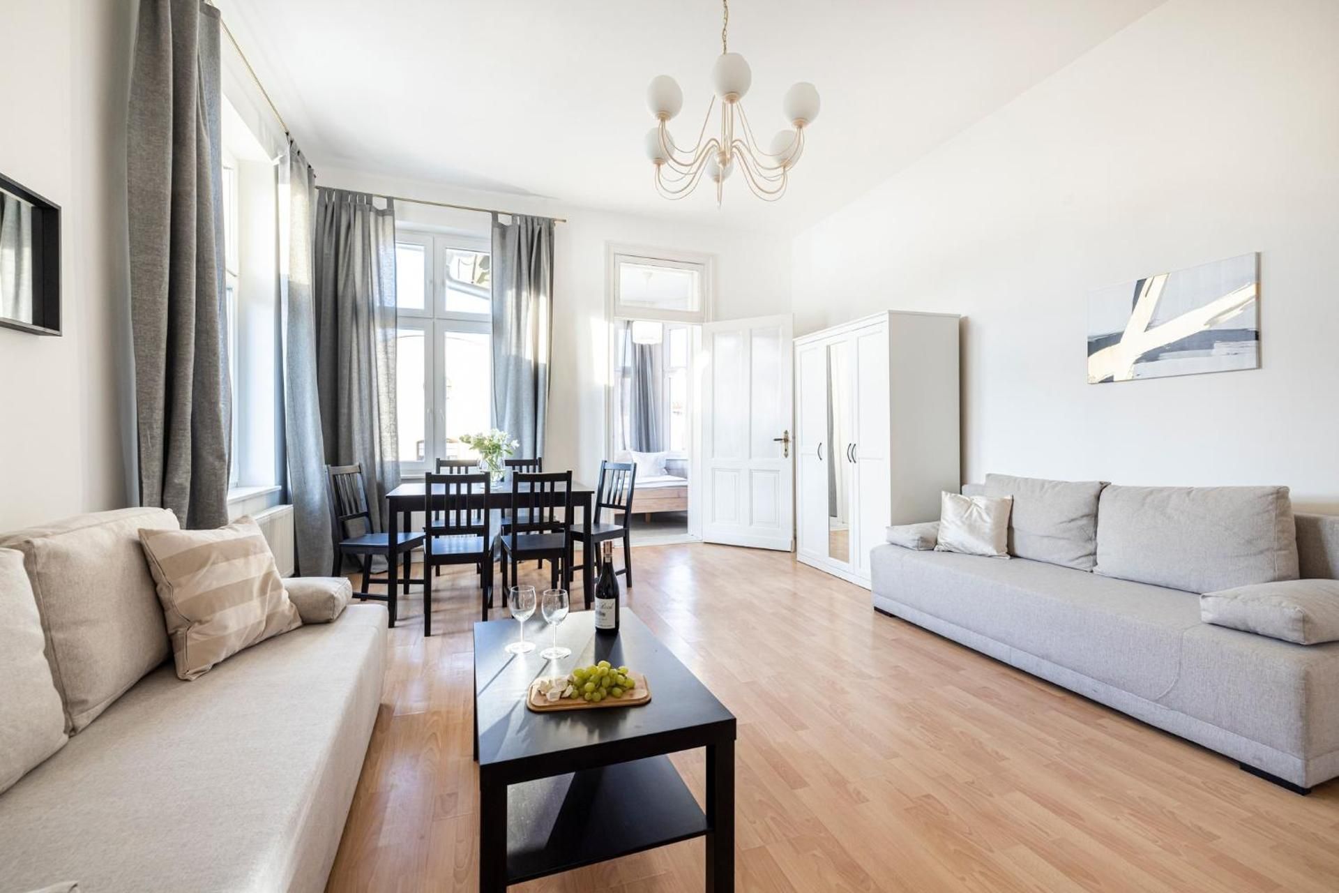 Two-Bedroom Apartment with Living Room