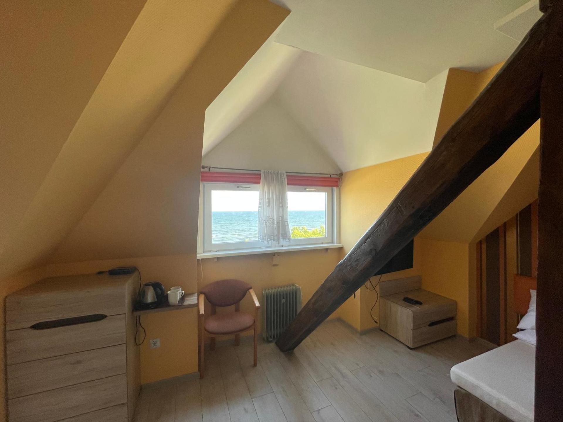 Double Room in the attic with Sea View