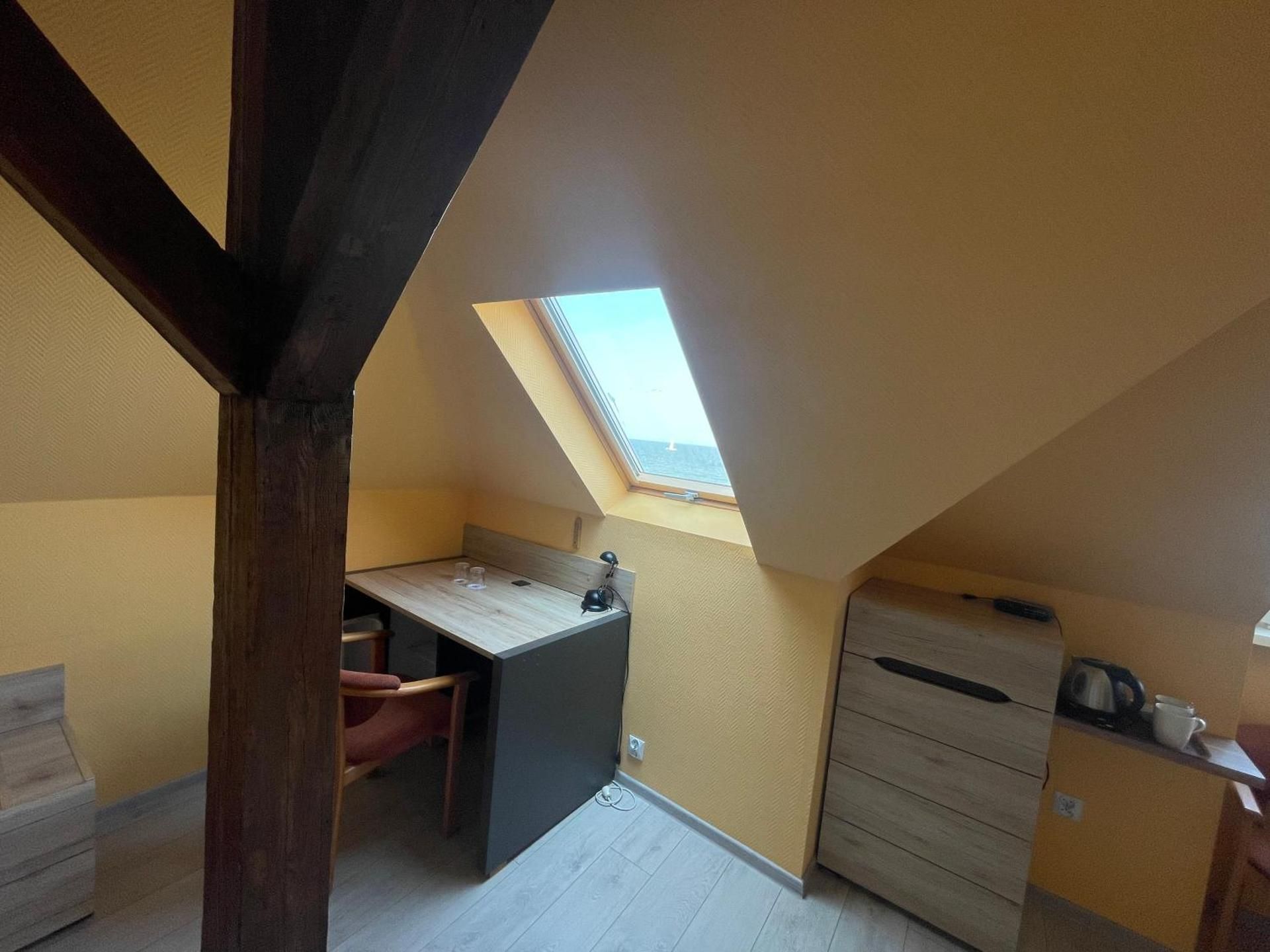 Double Room in the attic with Sea View