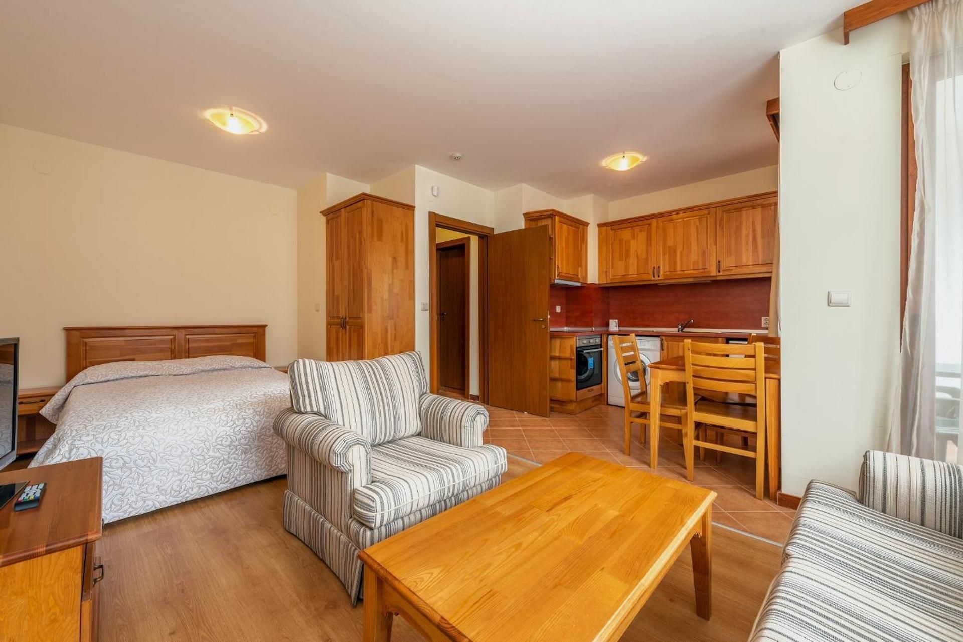 Studio with Pool View