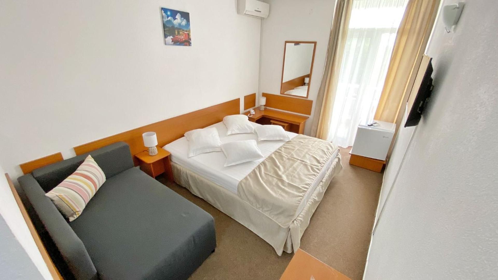 Superior Double Room with Sofa Bed and Balcony