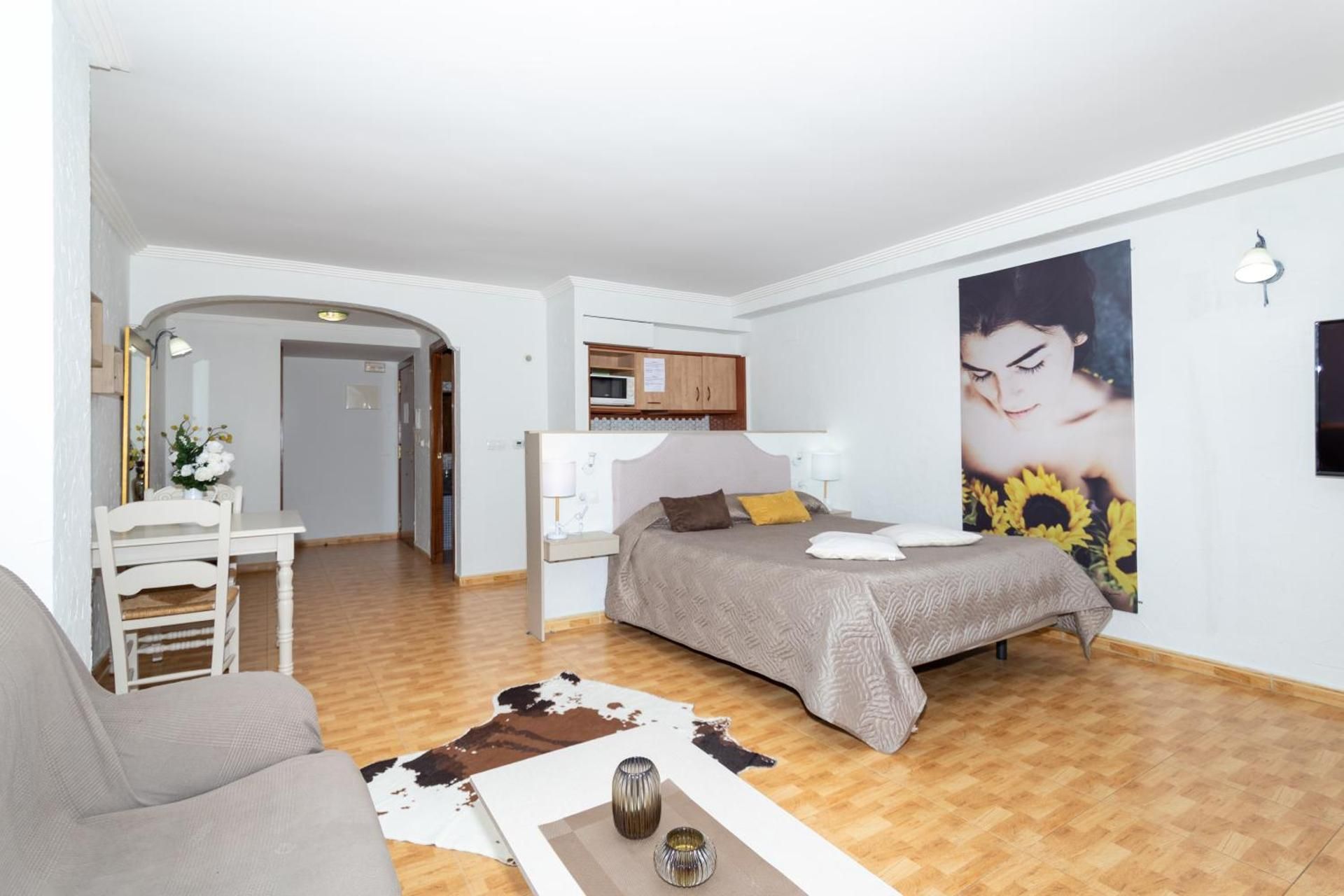 Studio Apartment with Side Sea View