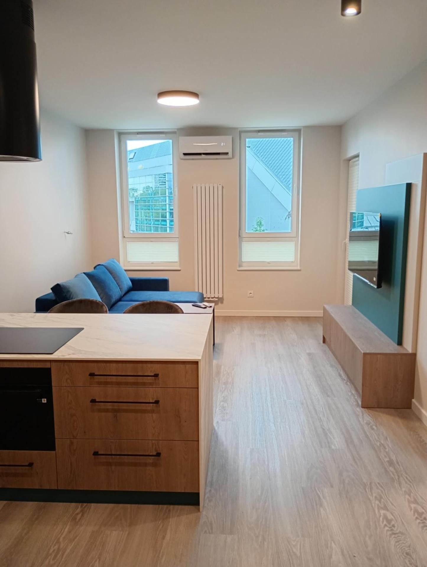 One-Bedroom Apartment with Balcony and City View