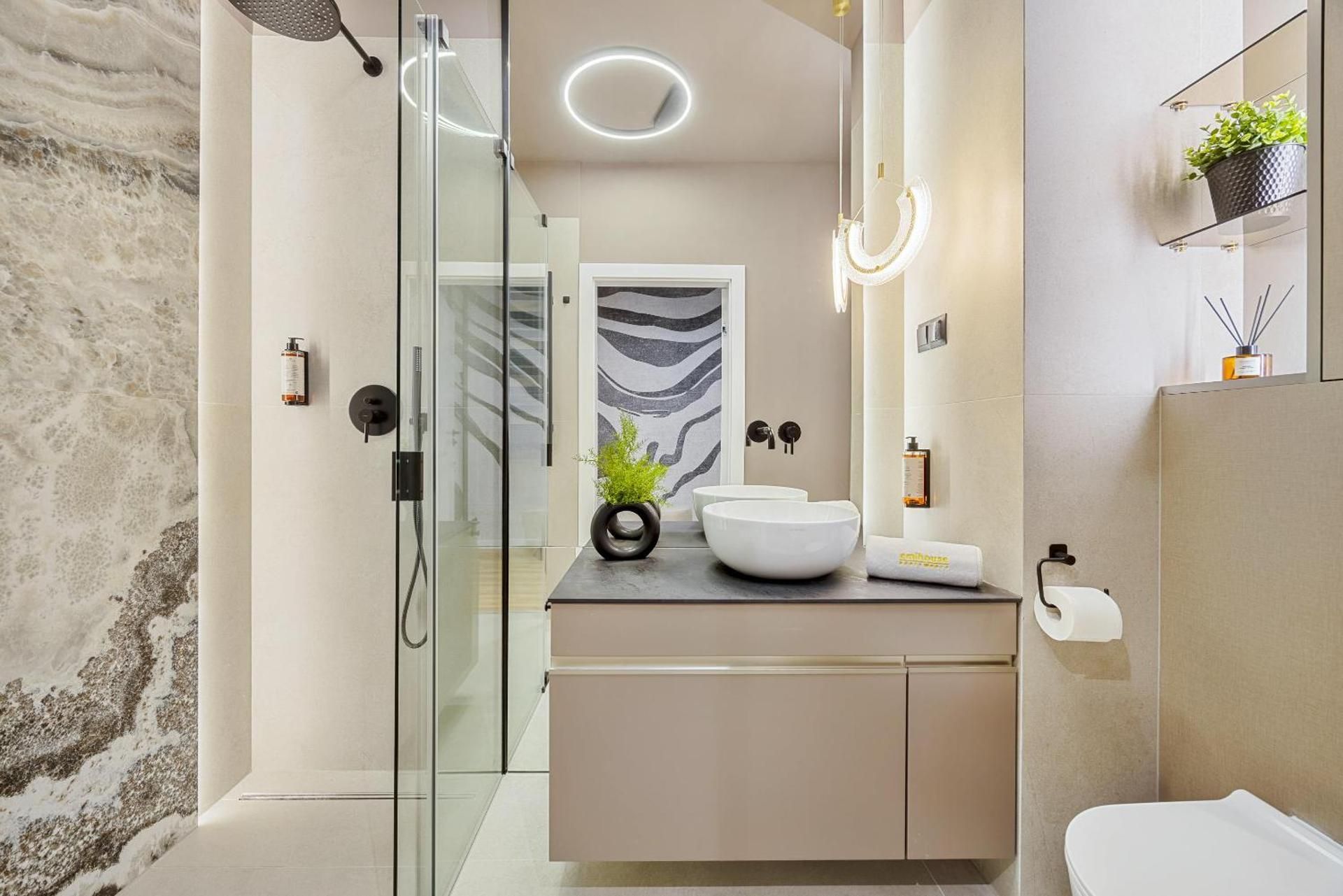 One-Bedroom Apartment with Balcony and City View