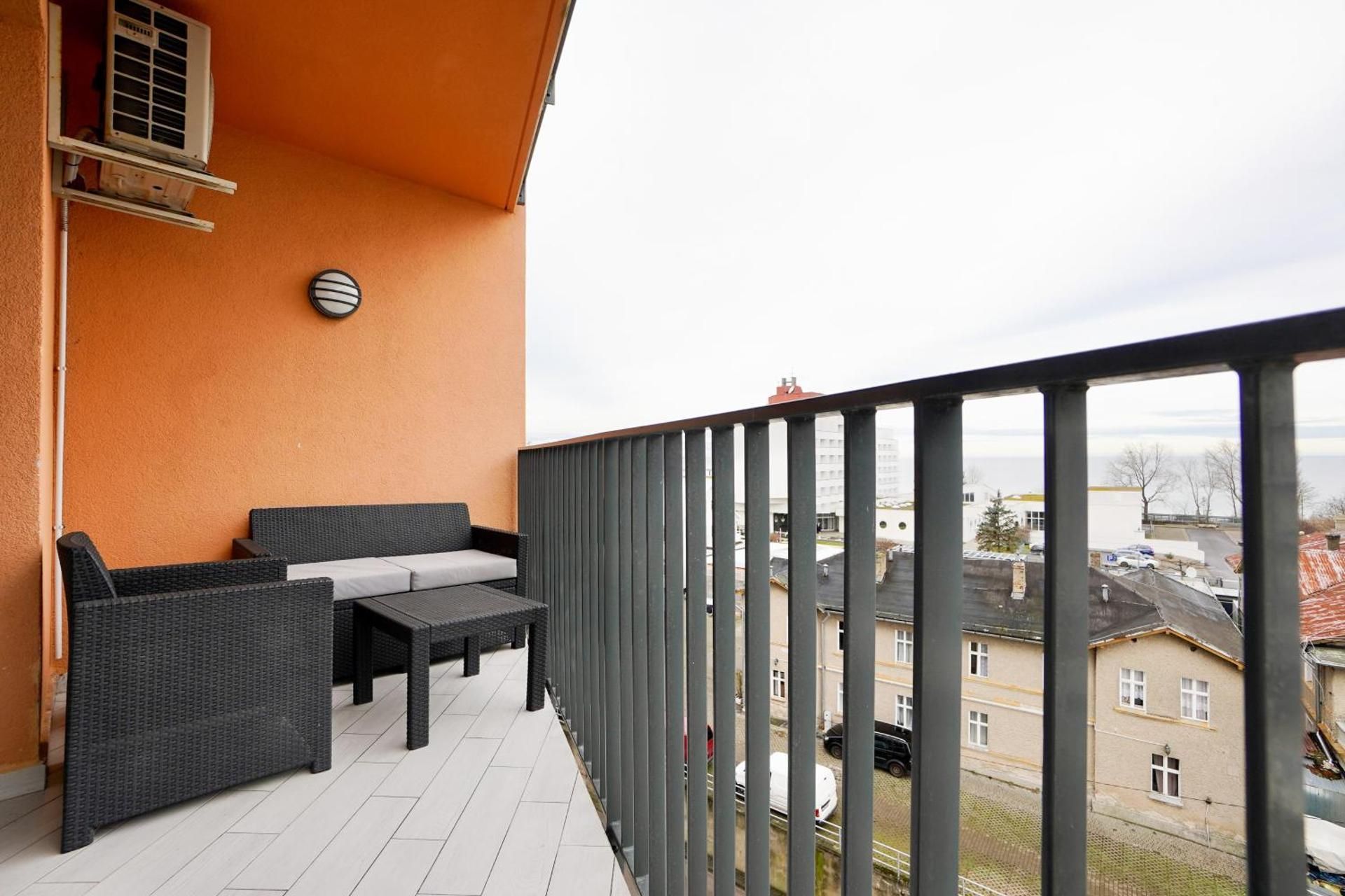 One-Bedroom Apartment with Balcony and Sea View