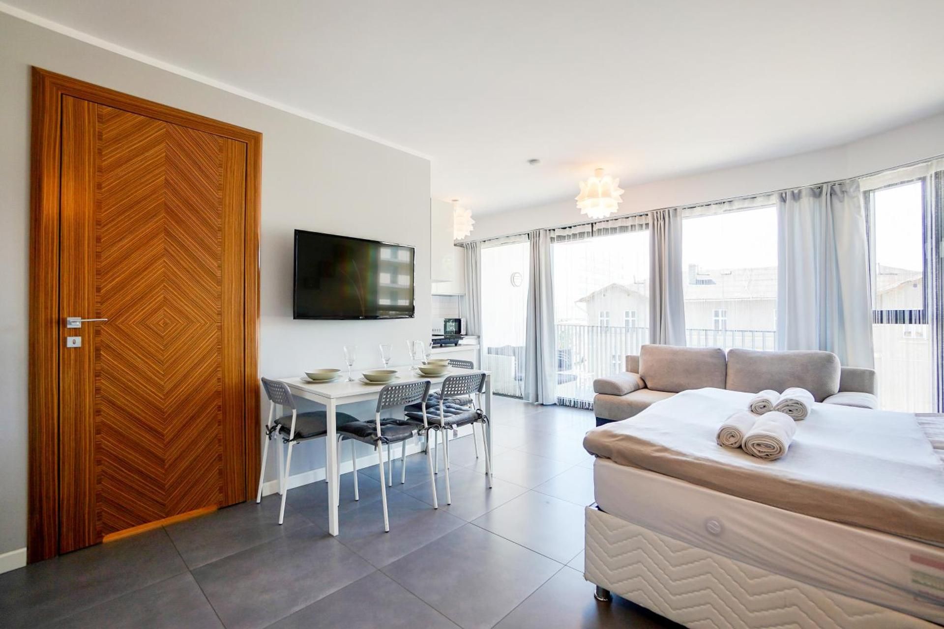 Studio Apartment with Balcony