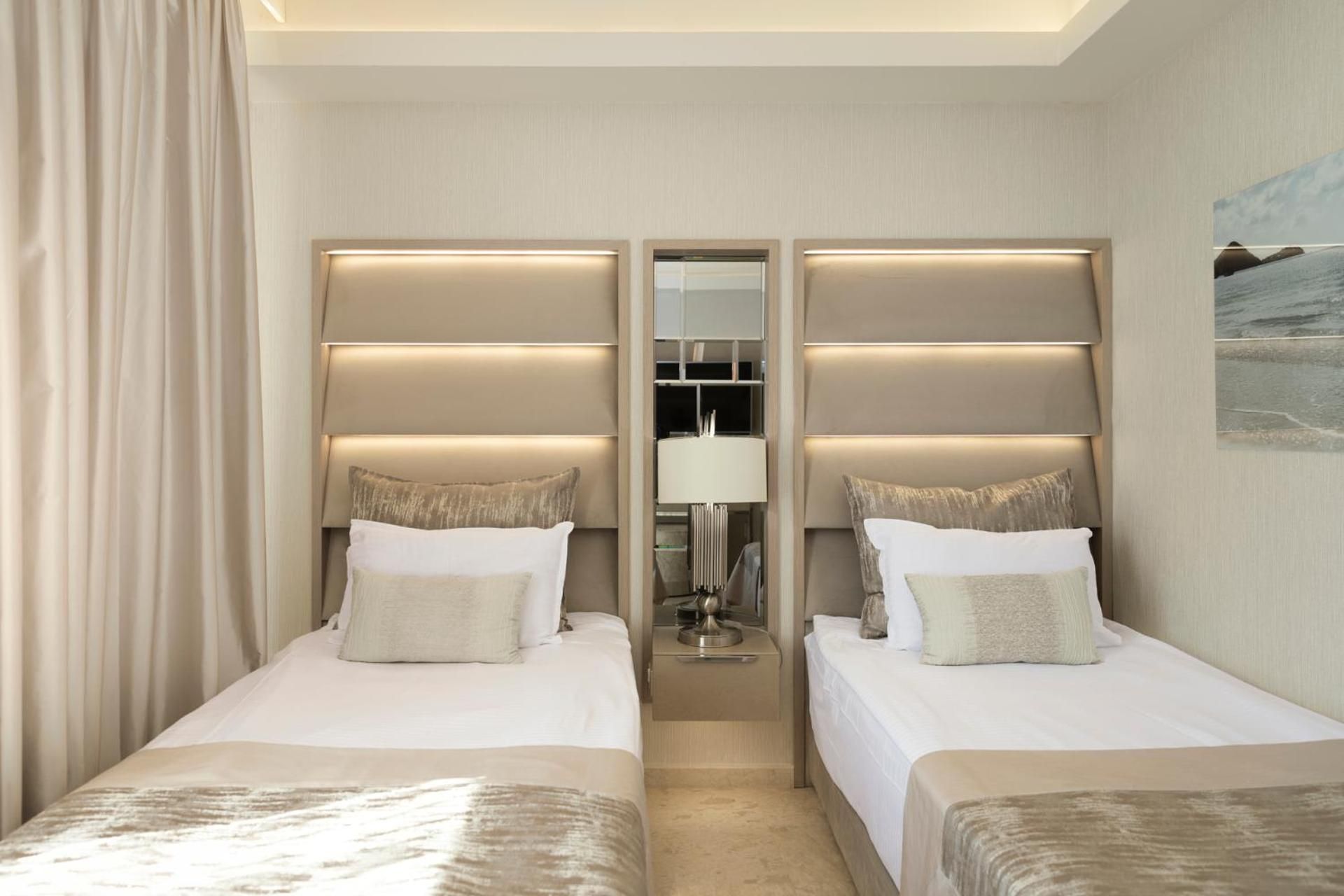Twin Room with Sea View - Free Beach Access