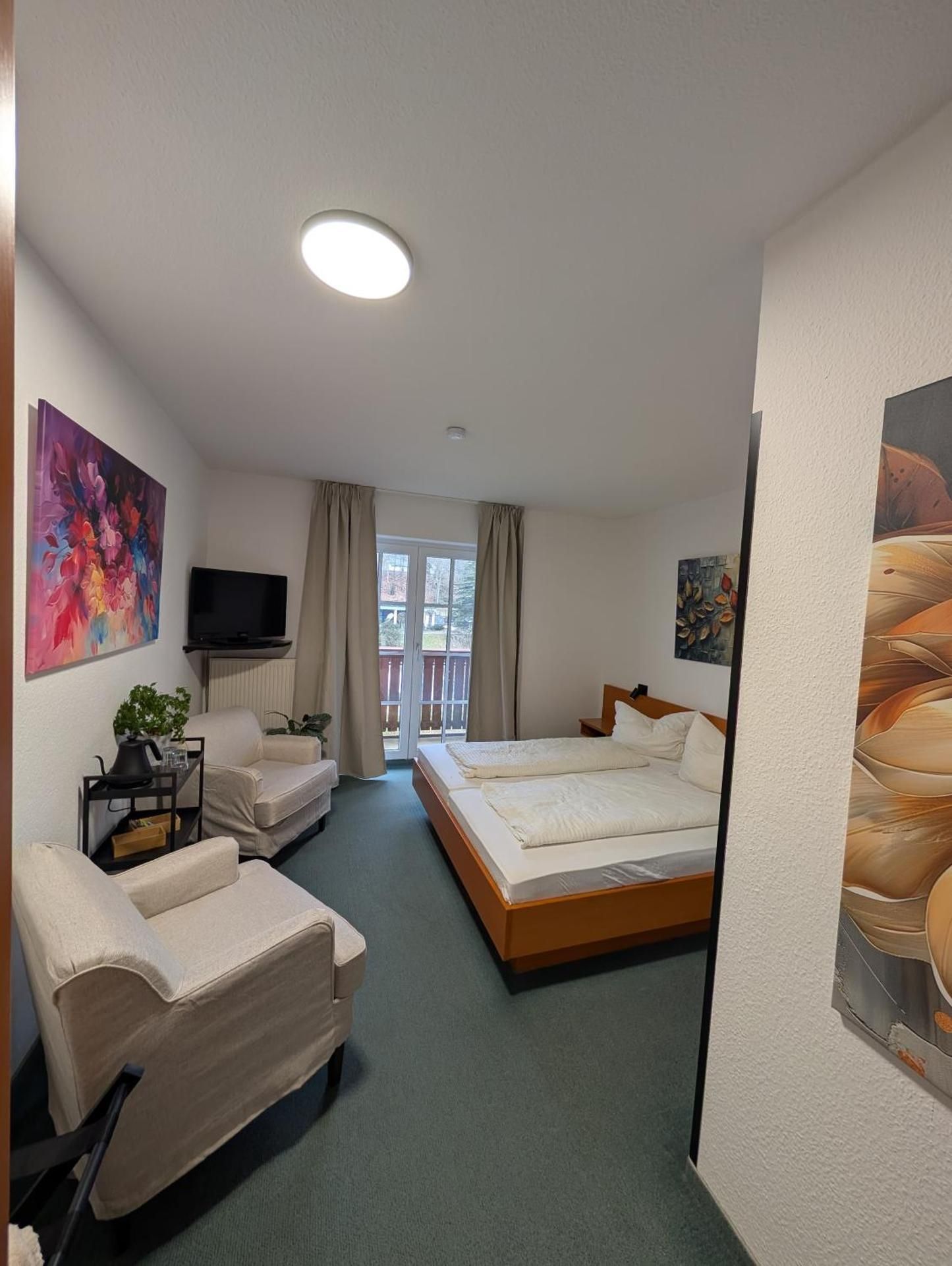 Parkhotel Bad Brambach Double Room with Balcony