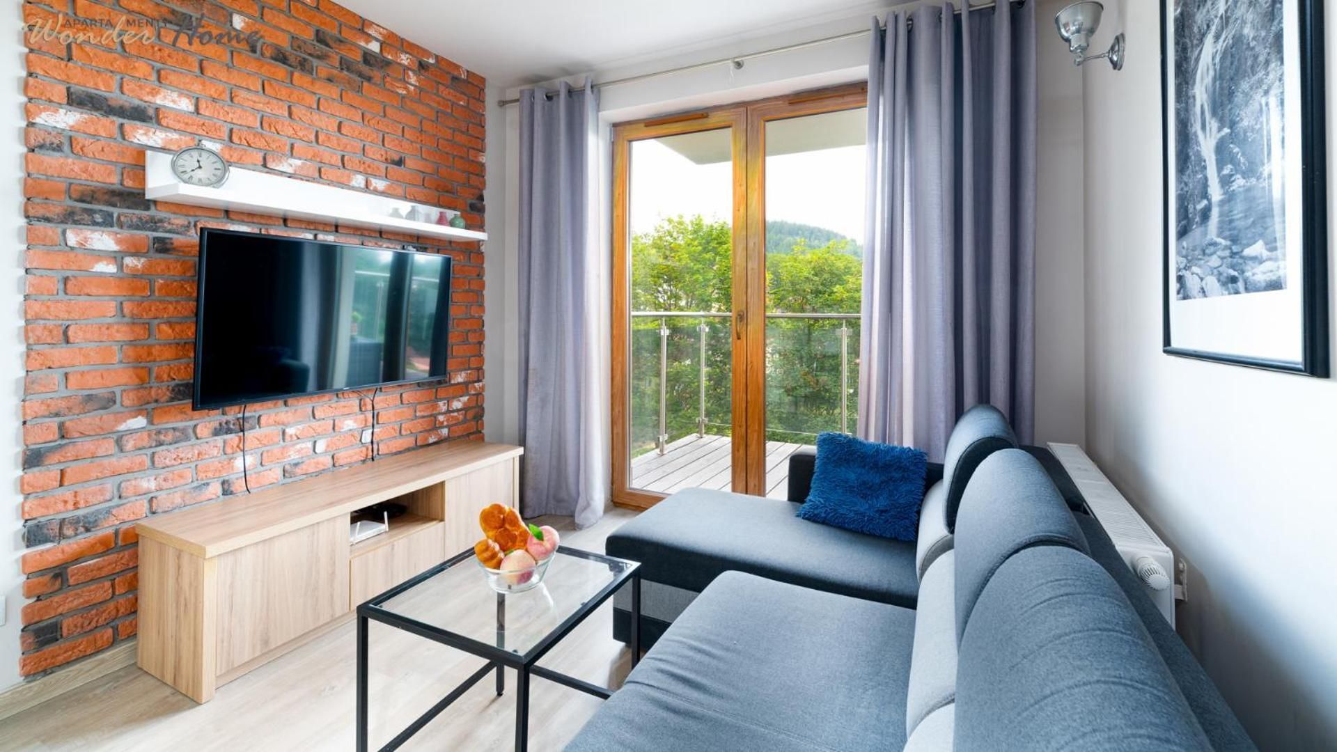 One-Bedroom Apartment with Balcony and Mountain View  