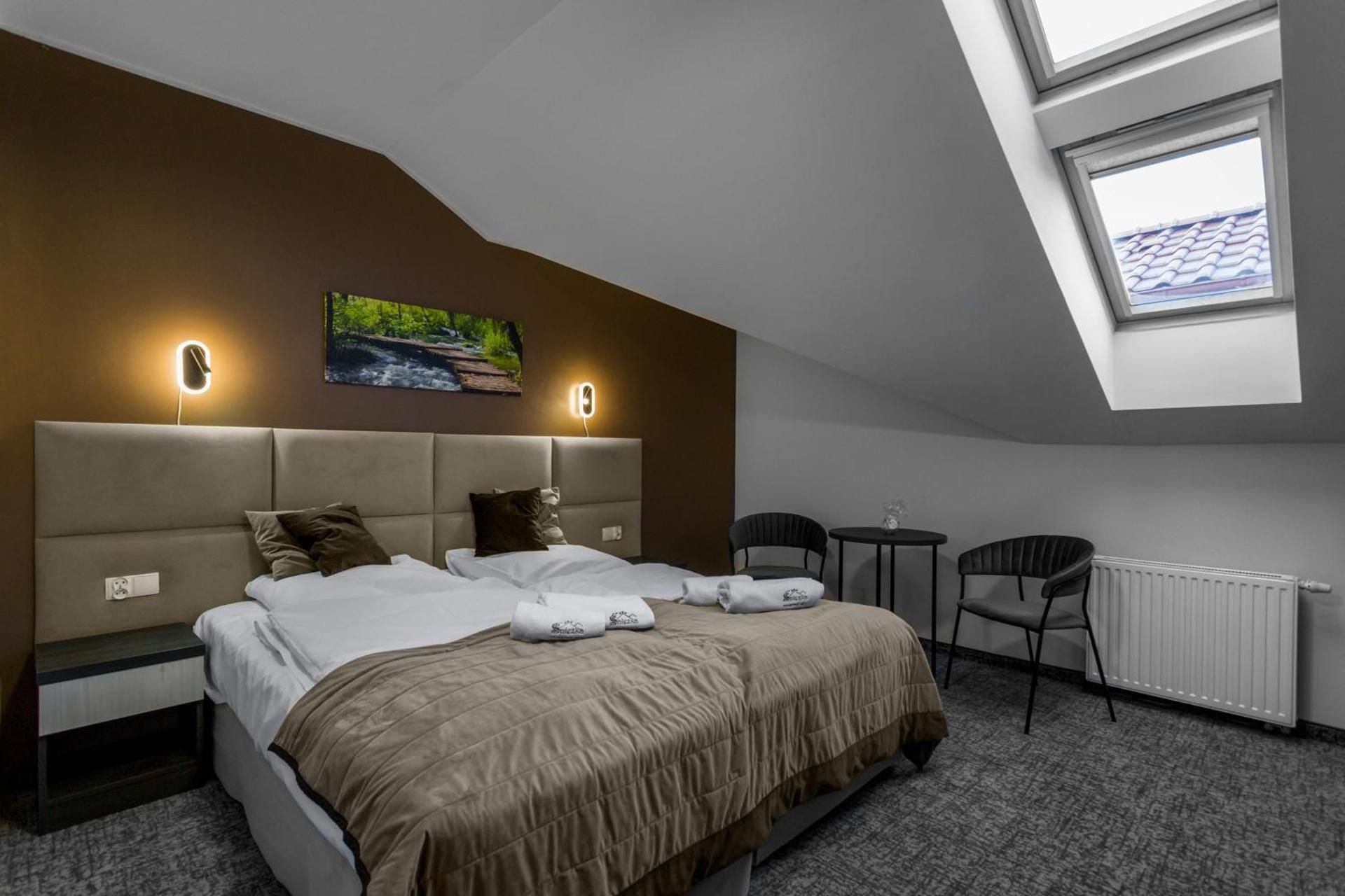 Double Room without Balcony (rooftop windows)
