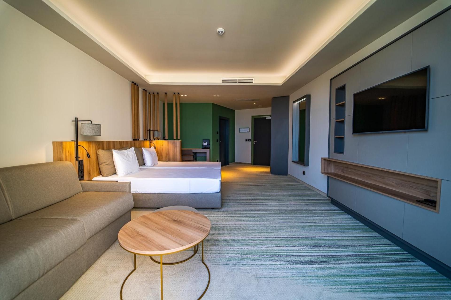 Double Room with Park View (2 Adults + 2 Children) -  Free Parking & Beach Access