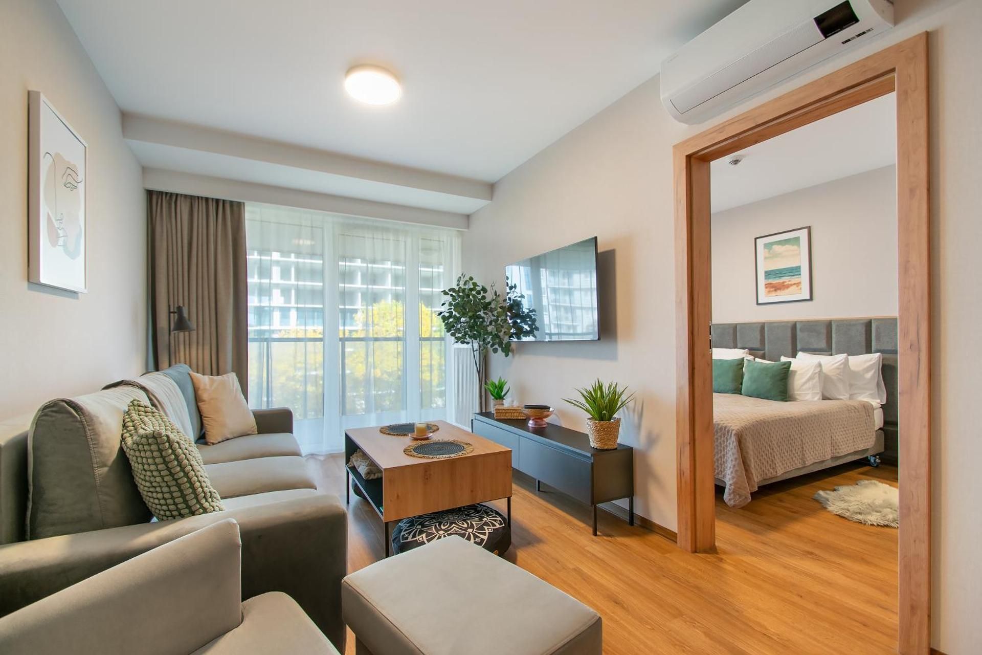 One-Bedroom Apartment with Balcony