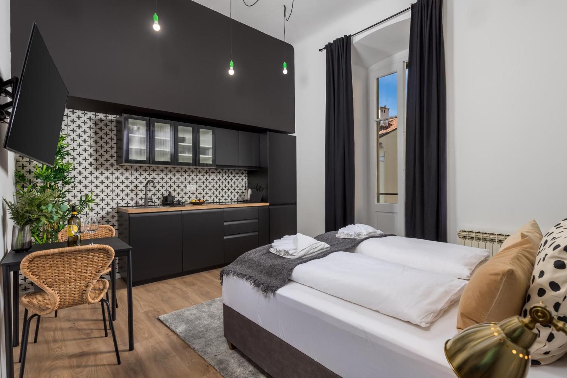 Studio with Balcony