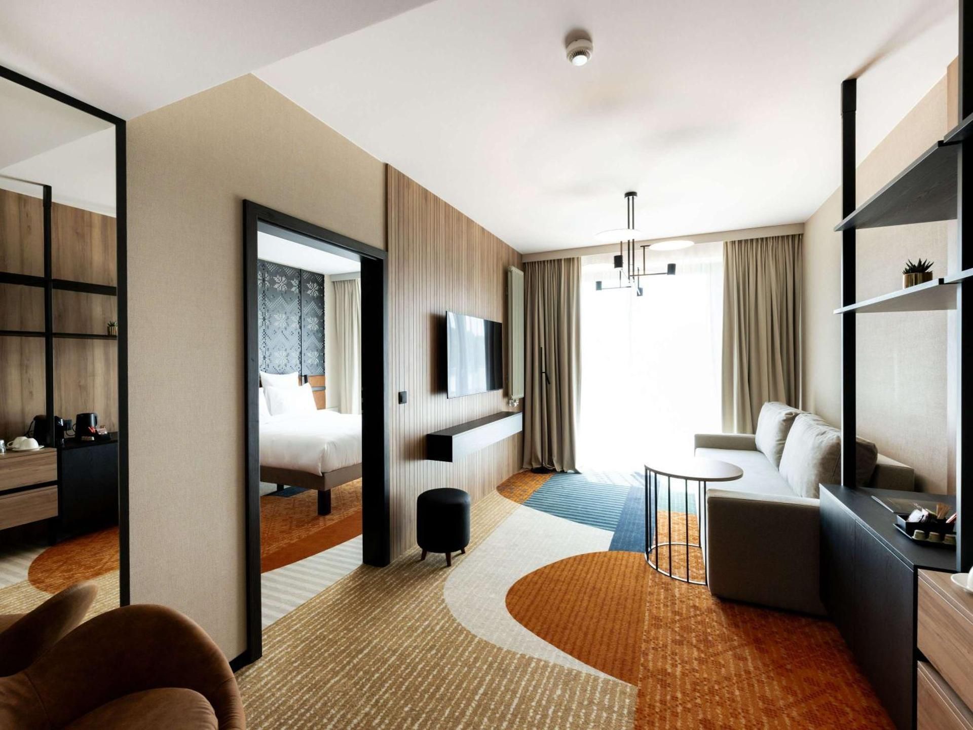 Junior Suite with a Double Bed and a Sofa