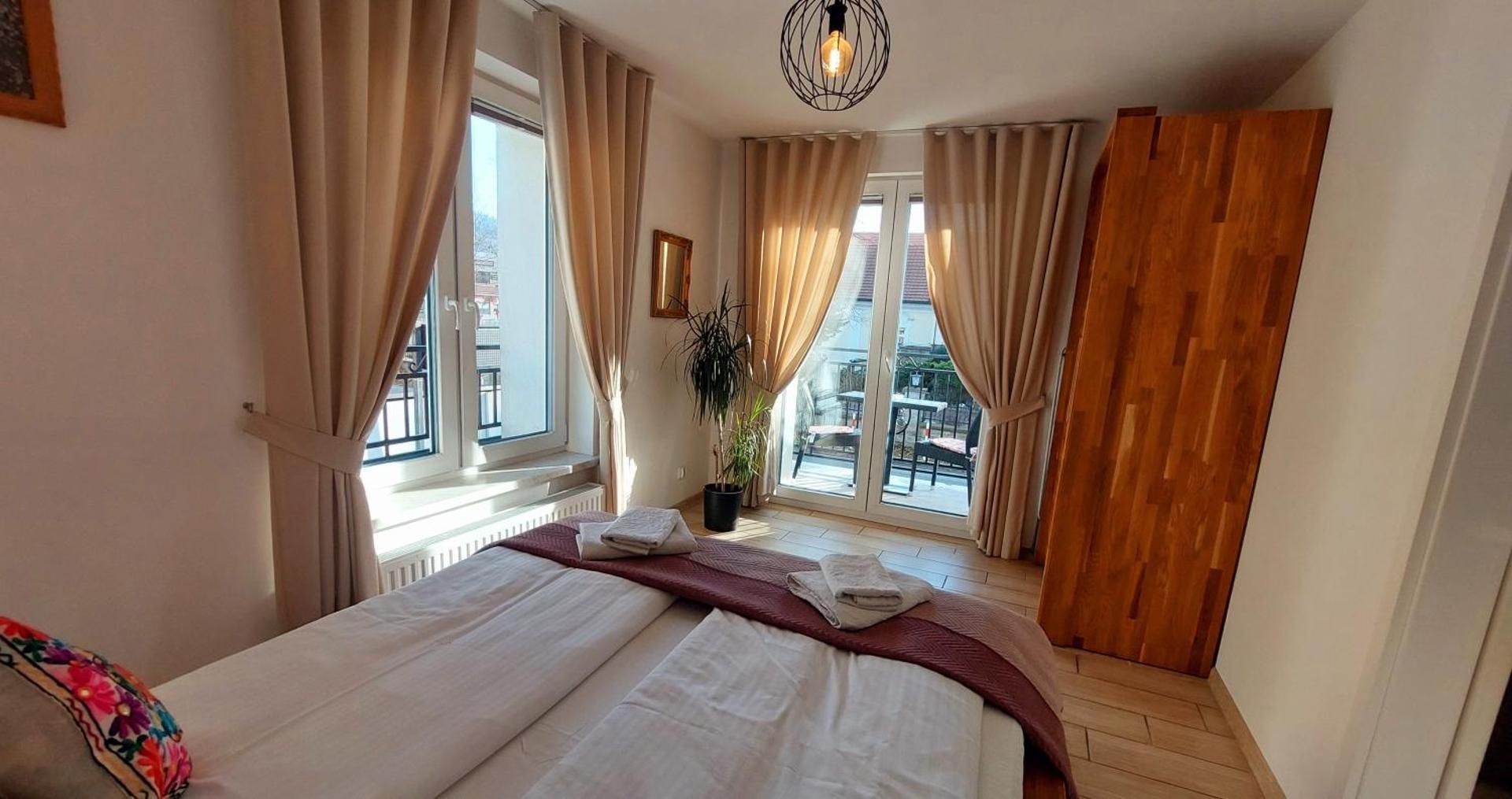 One-Bedroom Apartment with Balcony and Mountain View  