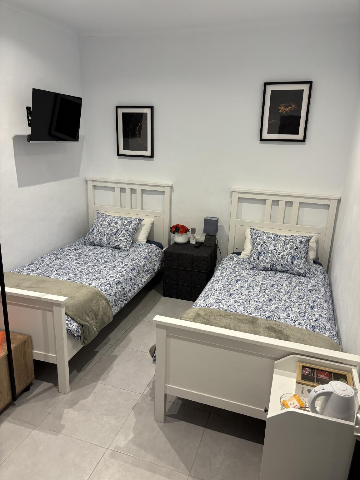 Twin room-Modern-Private Bathroom-No window