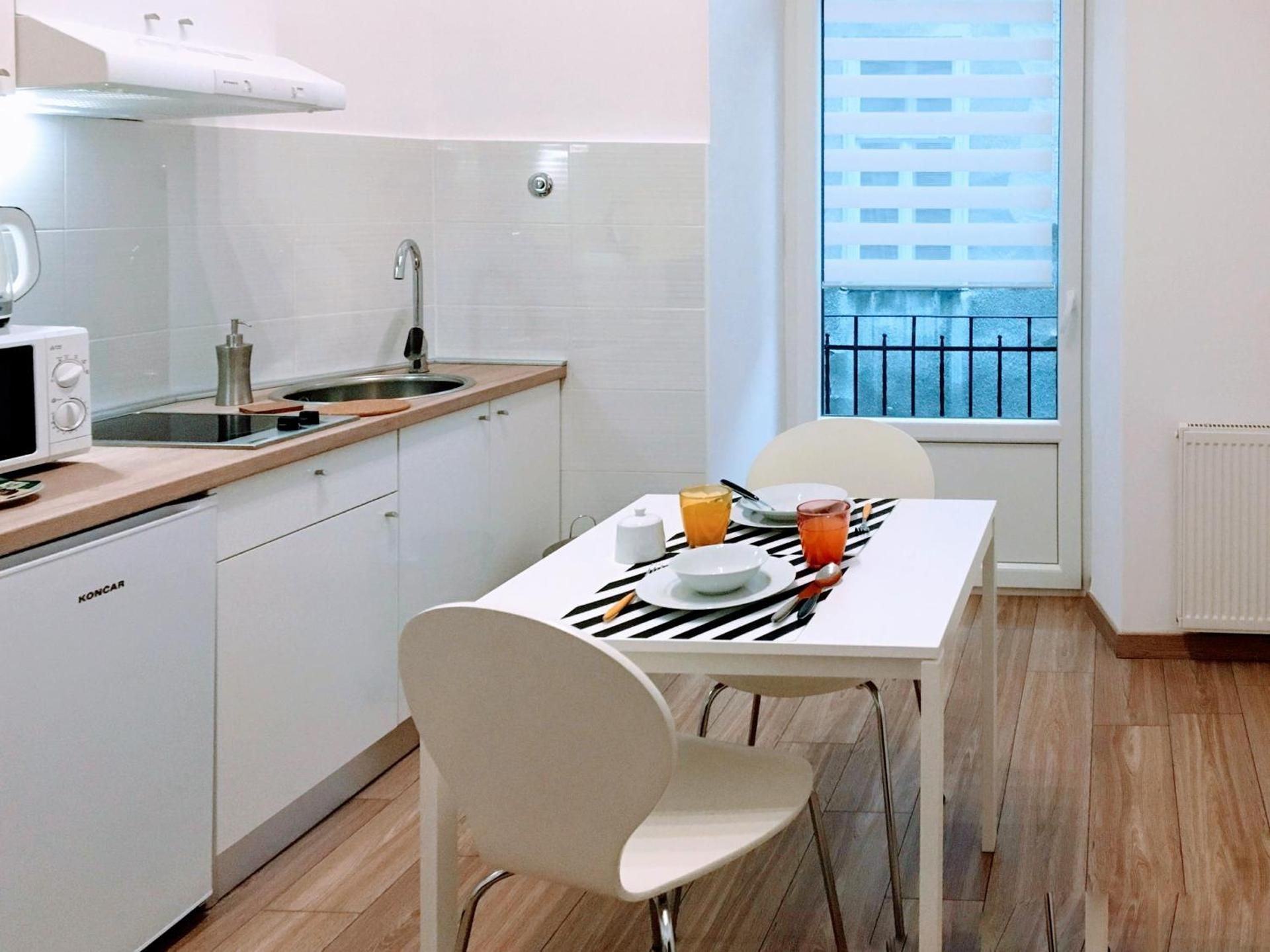 Studio with Balcony