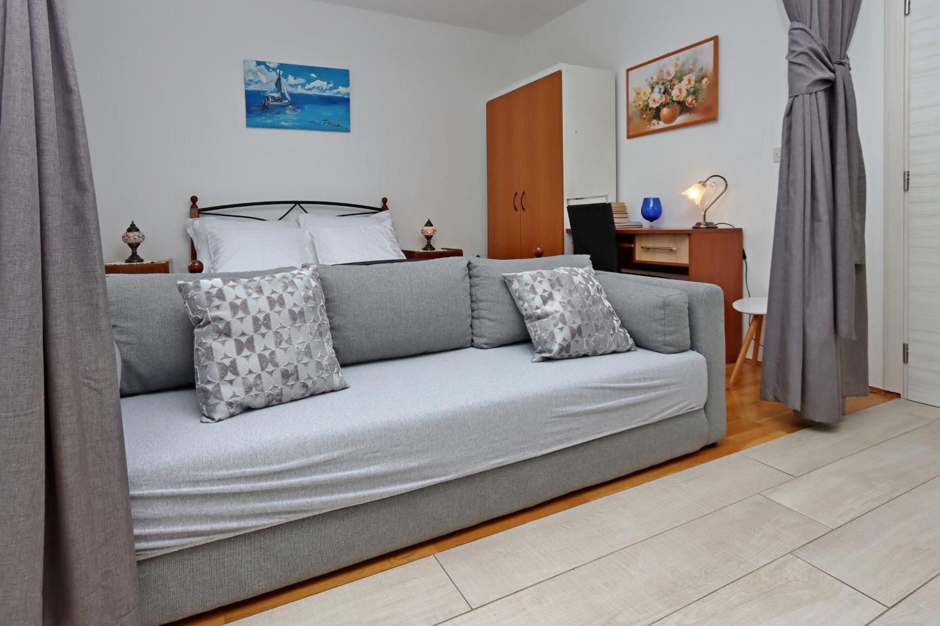 One-Bedroom Apartment with Terrace and Sea View