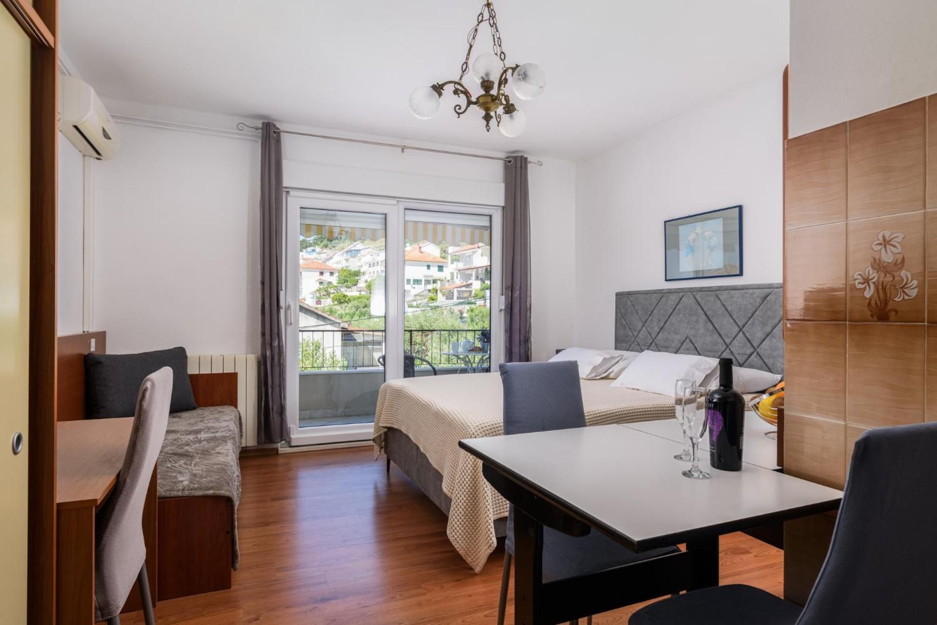 Studio with Balcony