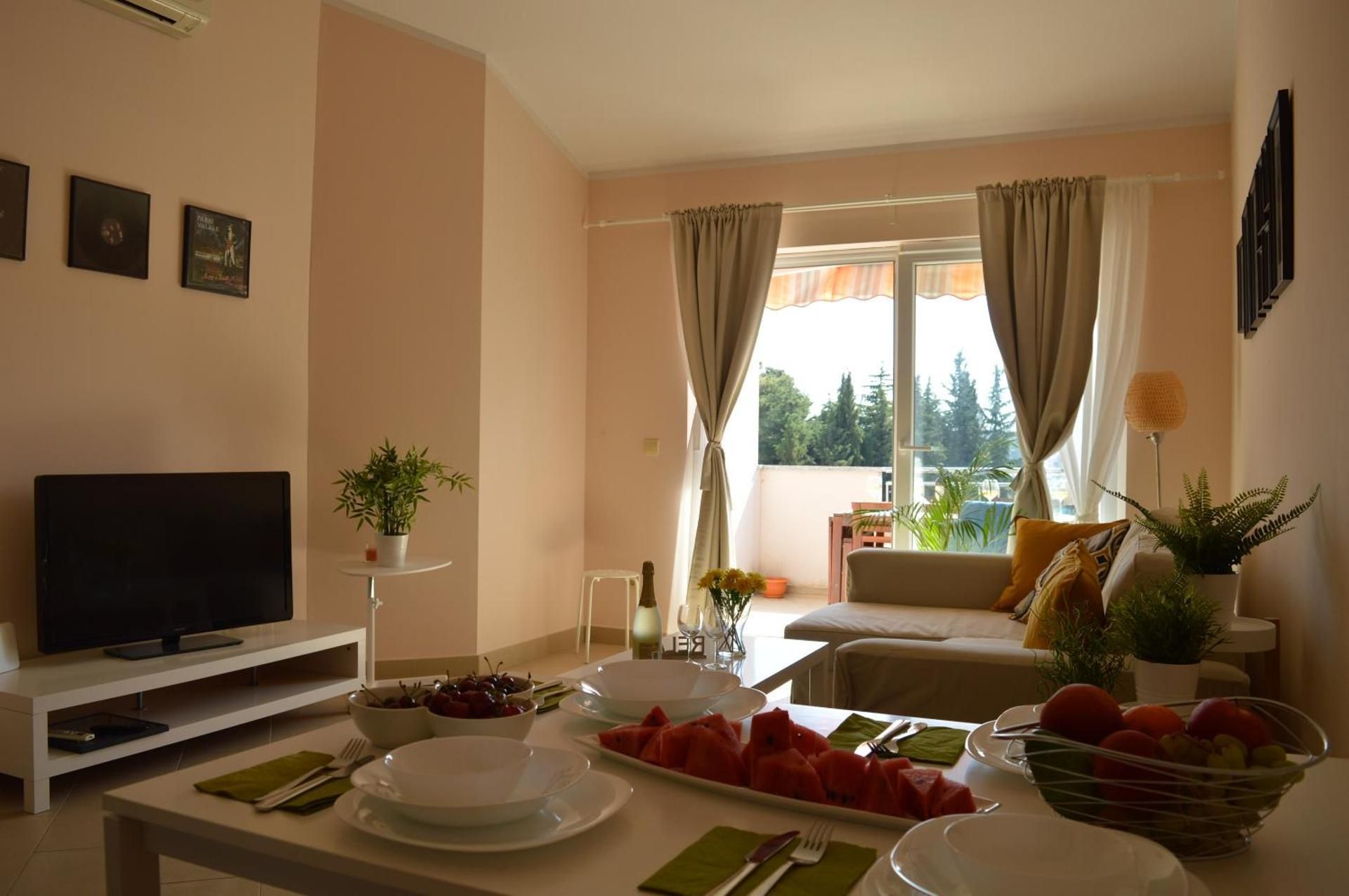 Two-Bedroom Apartment with Balcony and Sea View