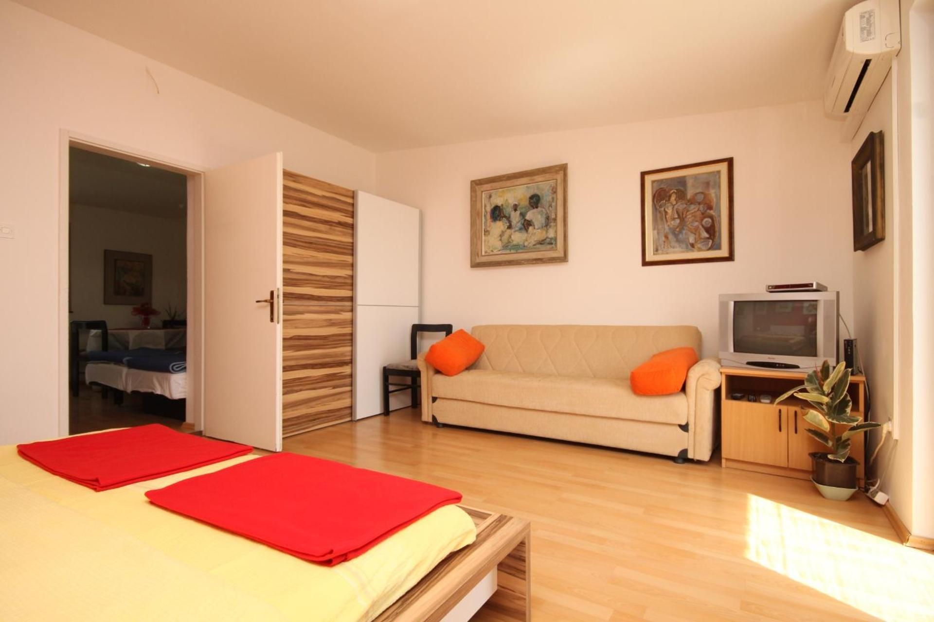 One-Bedroom Apartment with Balcony and Sea View