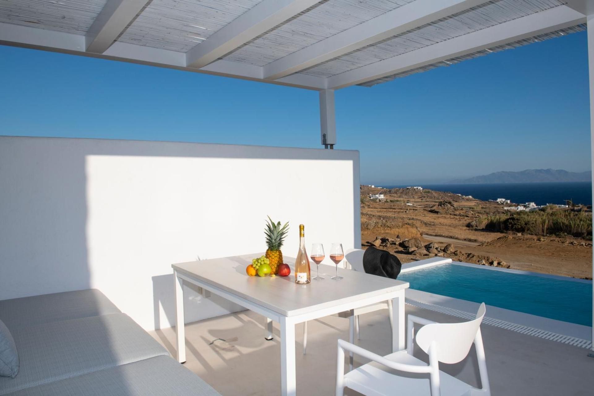 Premium Myconian Suite with Private Pool and Sea View