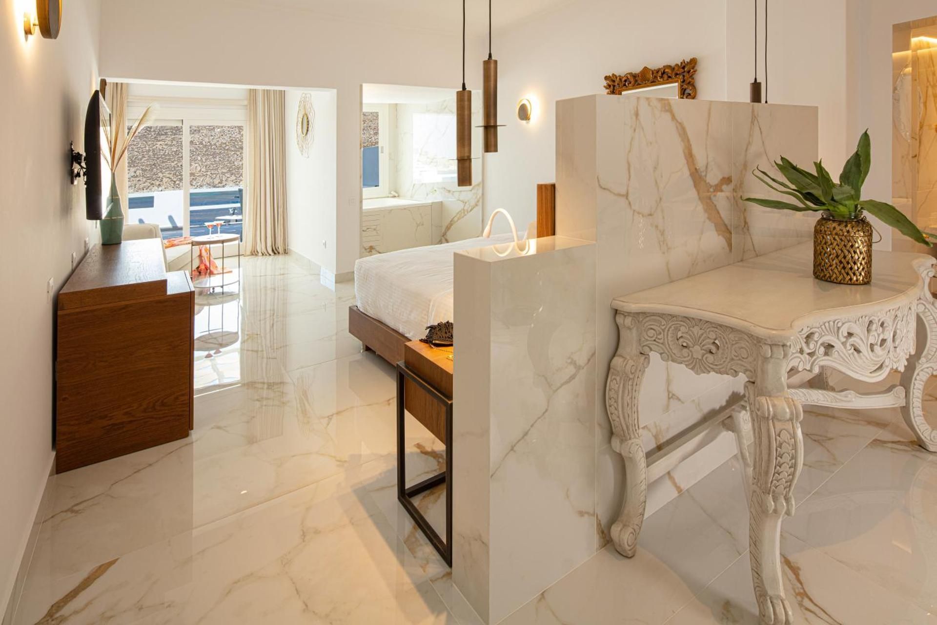 Nissaki VIP Suite sea view with Indoor Jacuzzi