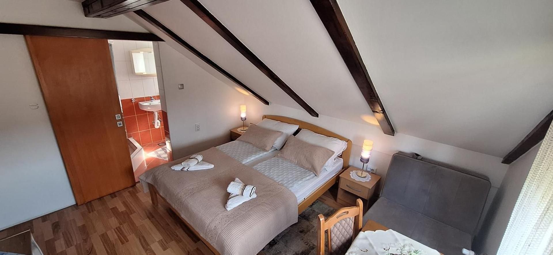 Double Room with Balcony - Attic