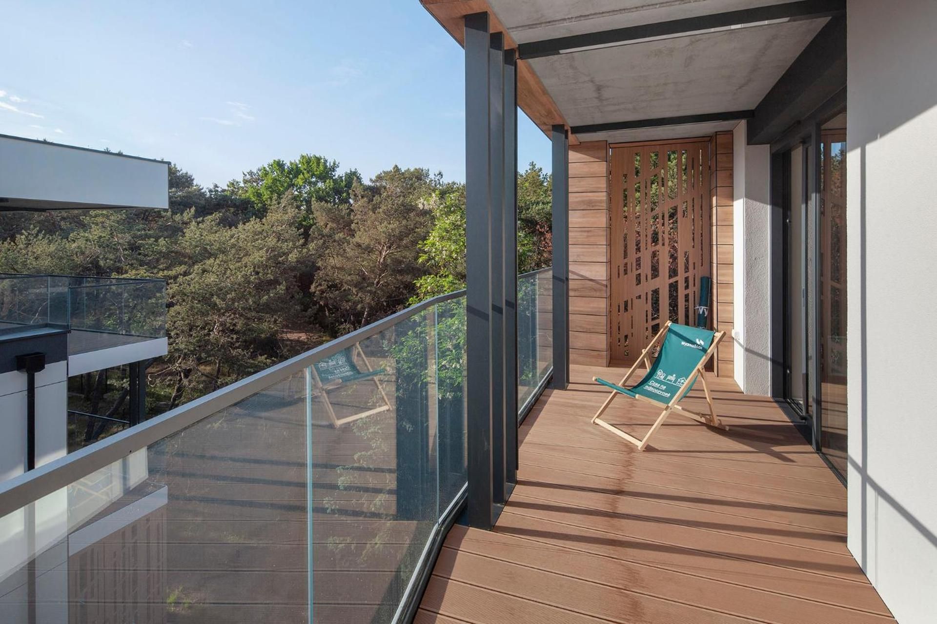 Six-person apartments with a forest view