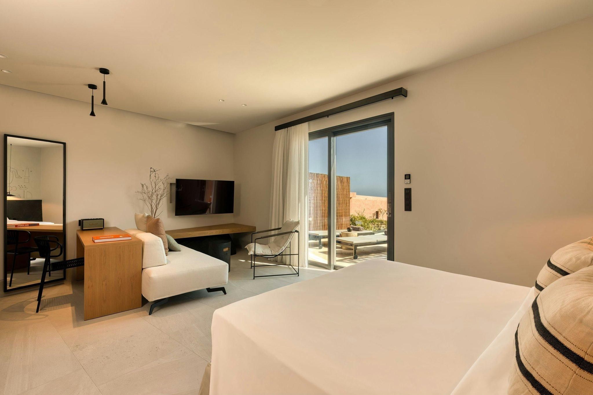 Domes Novos Santorini, Autograph Collection Euphoria Bungalow Pool, Bungalow, 1 King, Sofa Bed, Resort View, Pool, Terrace